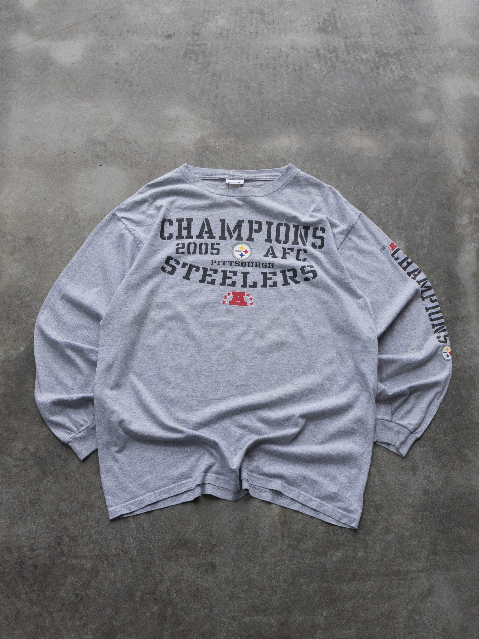 Vintage 2005 Pittsburgh Steelers Champions Long Sleeve (XL)