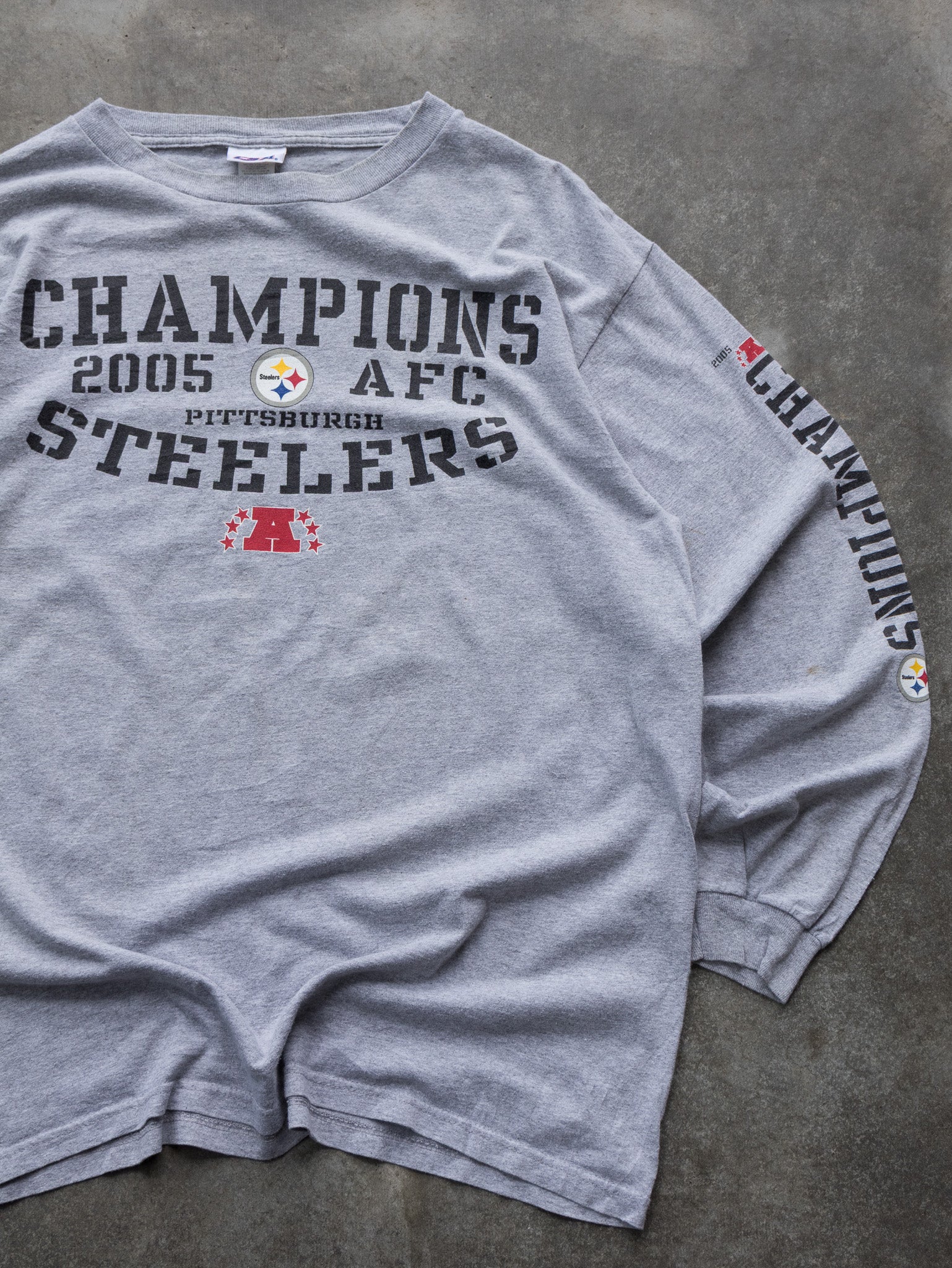 Vintage 2005 Pittsburgh Steelers Champions Long Sleeve (XL)