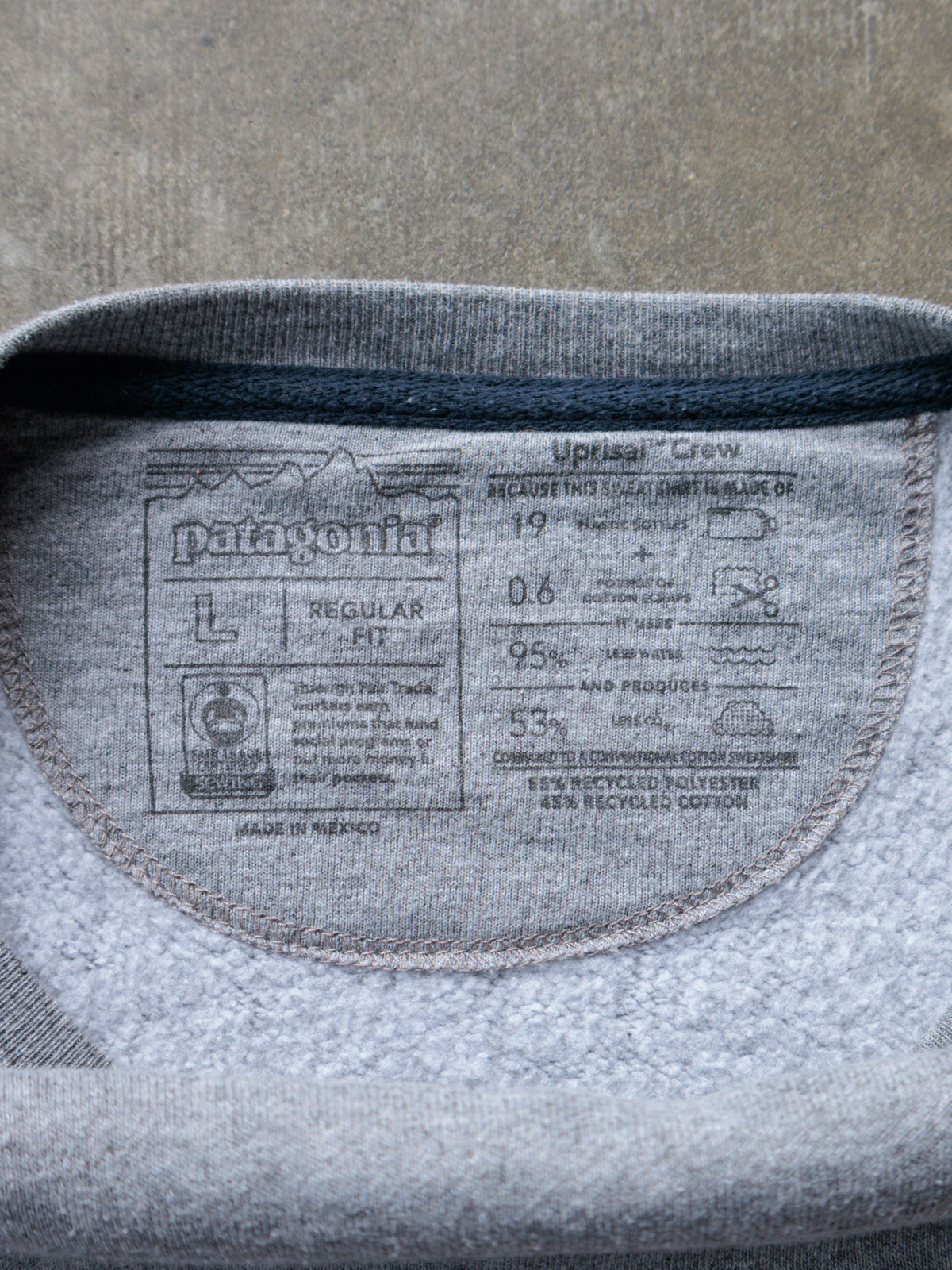 Grey Patagonia Sweatshirt (L)