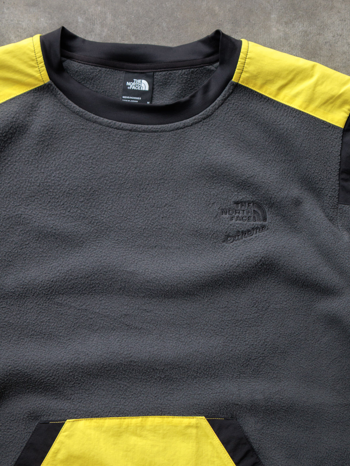 Vintage Grey The North Face Extreme Colourblock Fleece Sweatshirt (M)