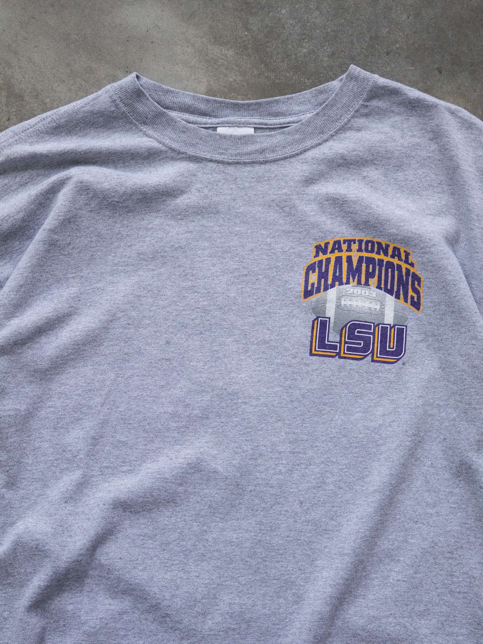 Vintage 2003 LSU Tigers Champions Long Sleeve (L)