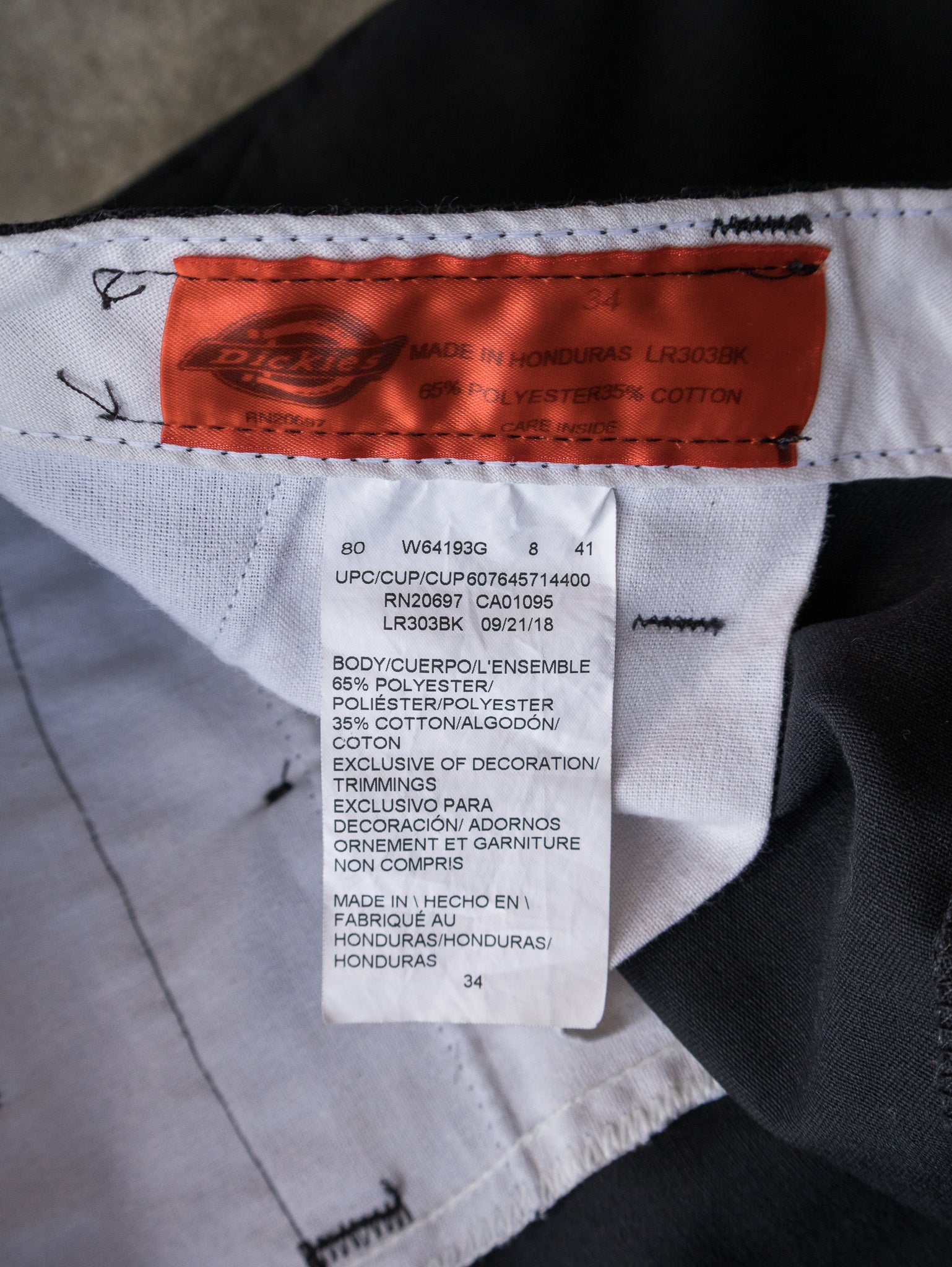 Vintage Black Dickies Work Shorts (W34)