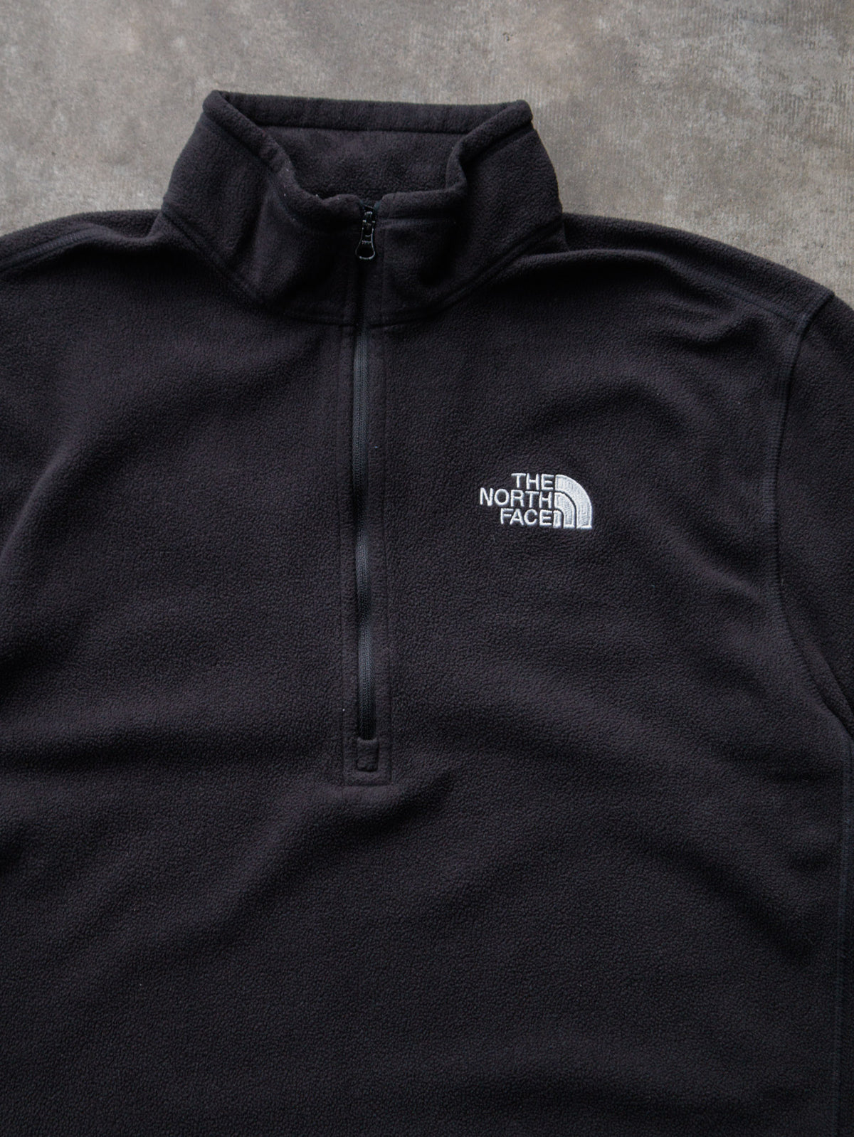 Vintage Black The North Face Fleece Quarter Zip (M)