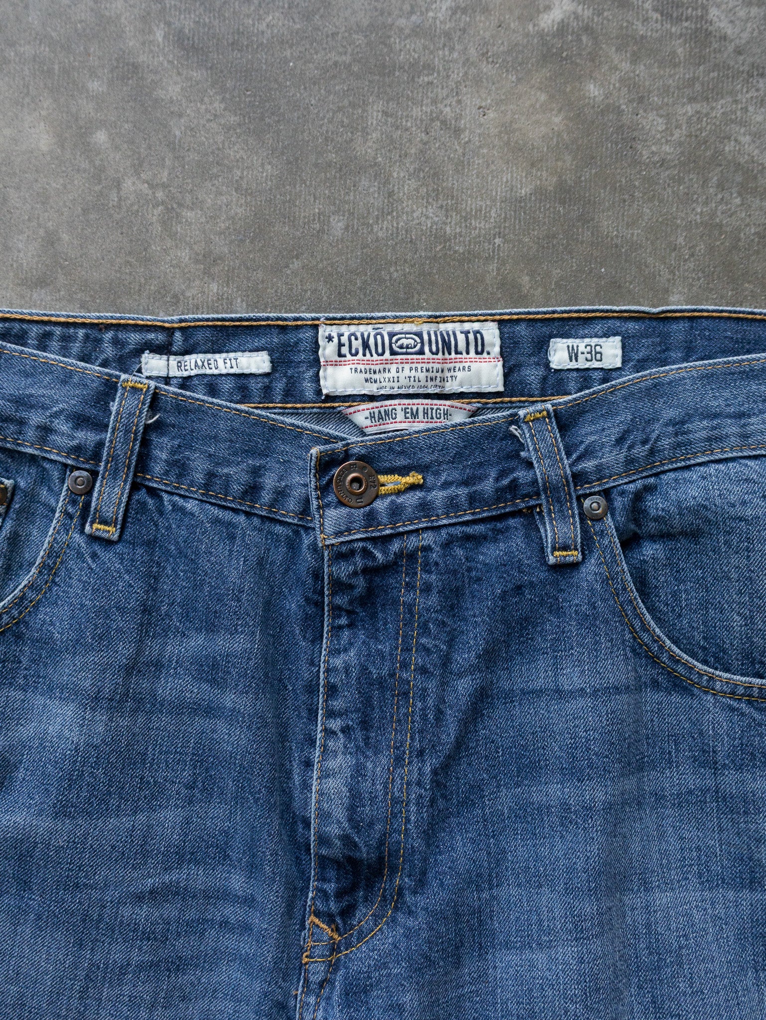 Vintage Blue Ecko Unltd Denim Shorts (W36)