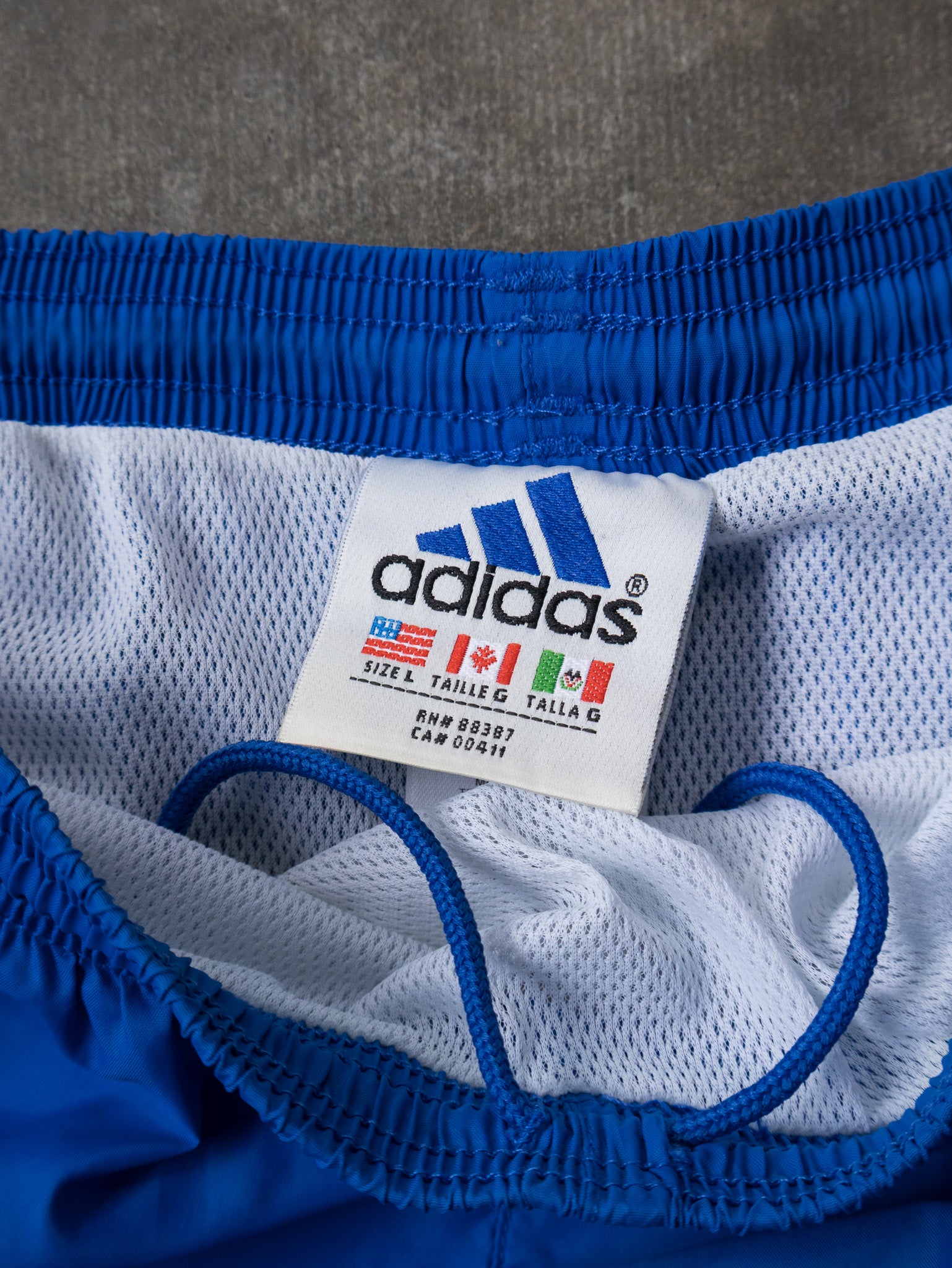 Vintage Blue Adidas Shorts (L)