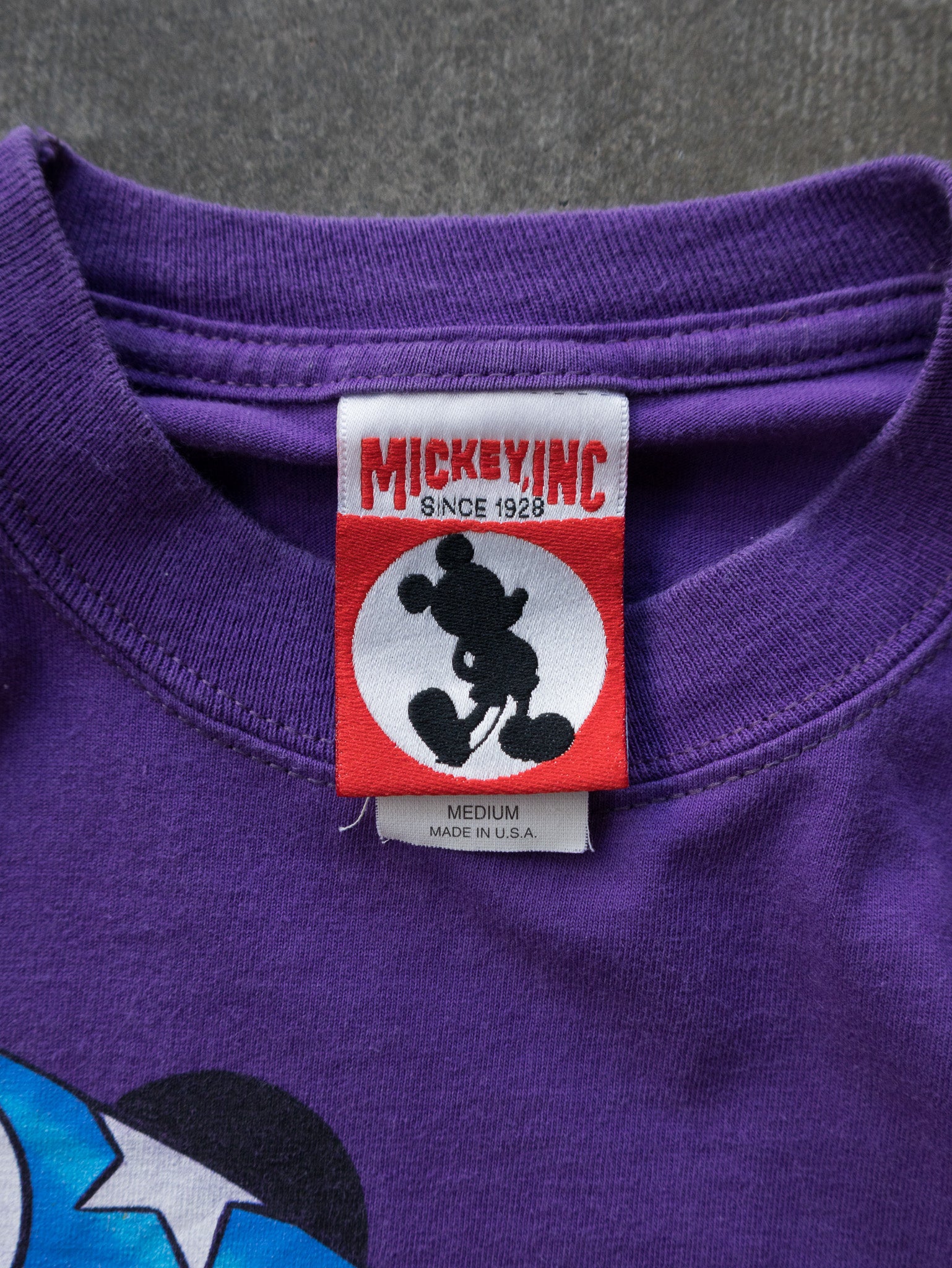 Vintage Purple Walt Disney World Mickey Tee (M)