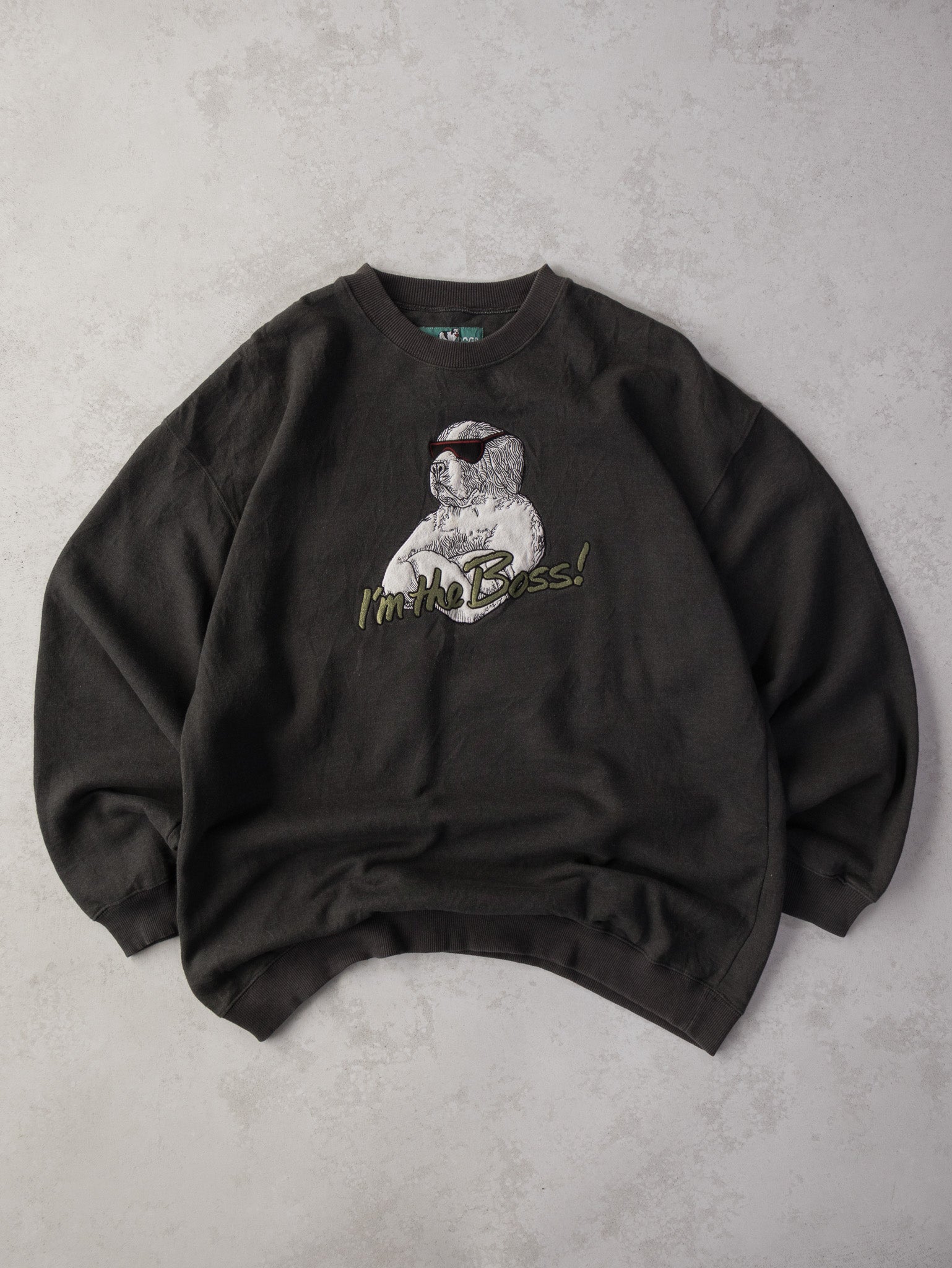 Vintage Big Dogs I'm the Boss! Sweatshirt (XL)