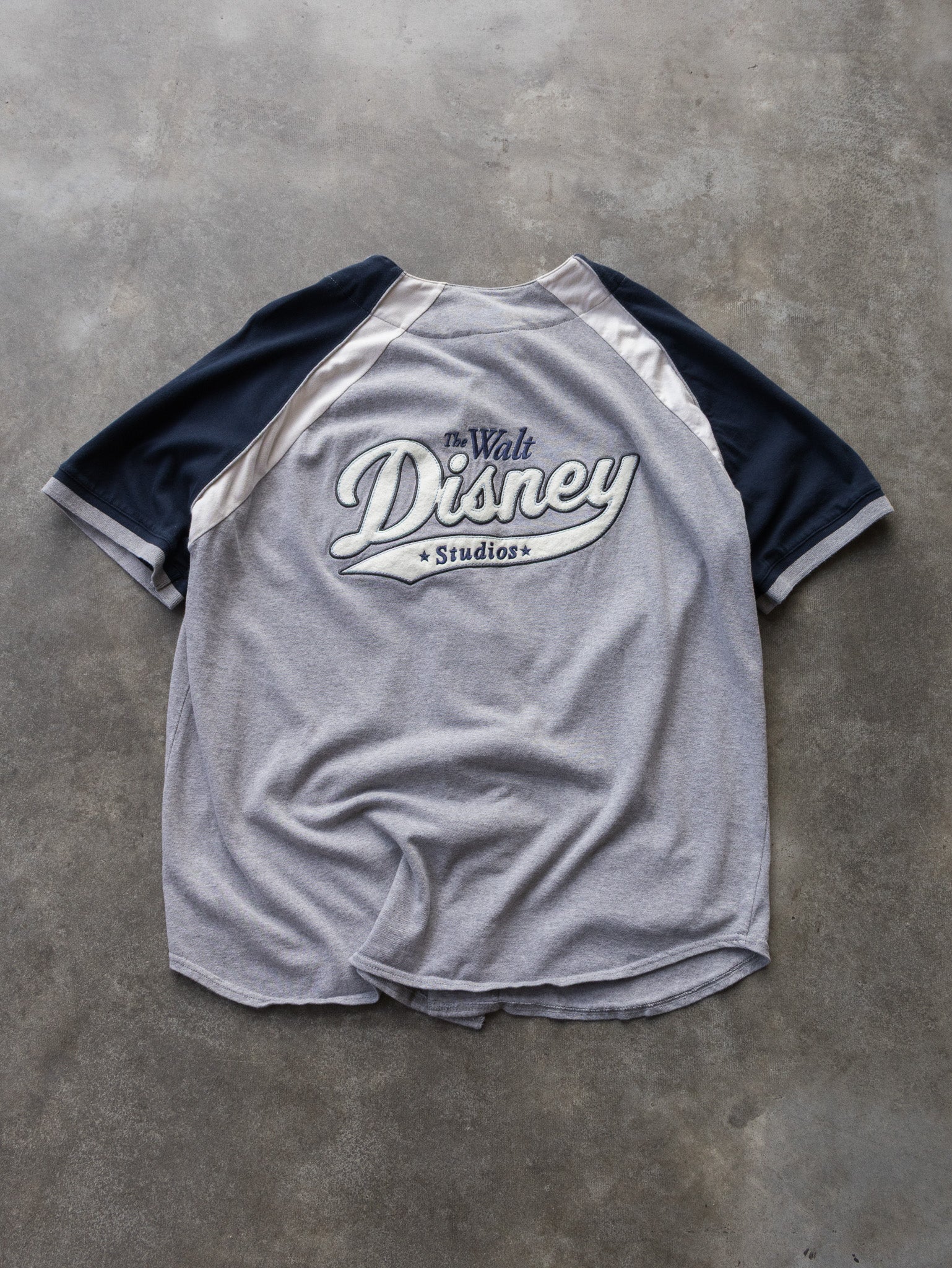 Vintage Grey Disney Baseball Jersey (M)