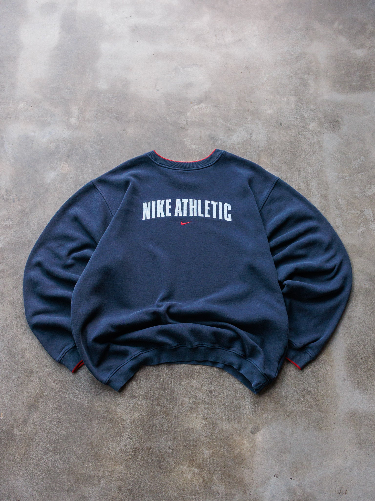 Vintage 00s Navy Nike Athletic Sweatshirt (XL)