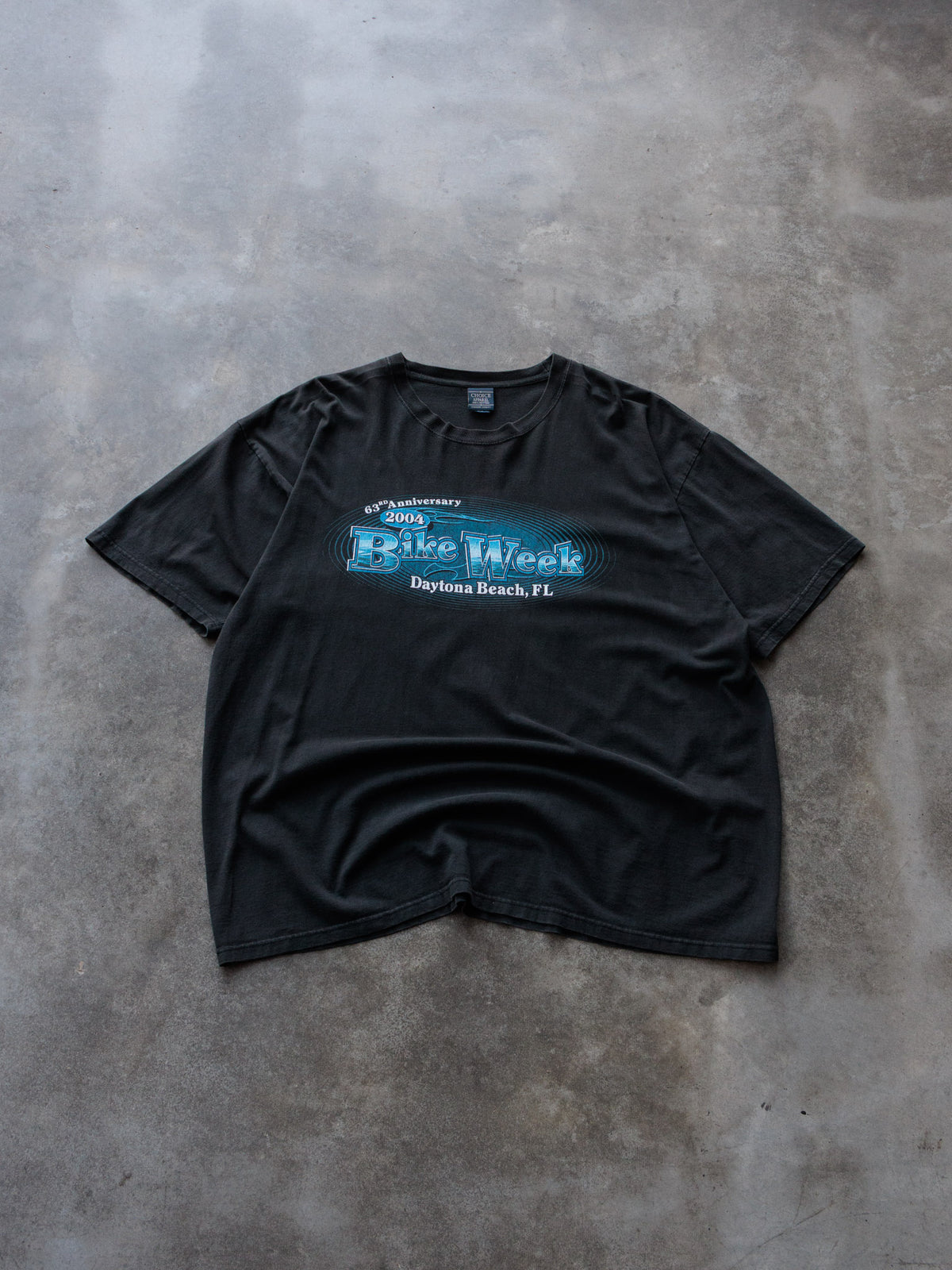 Vintage 2004 Black Daytona Beach Bike Week Tee (2XL)