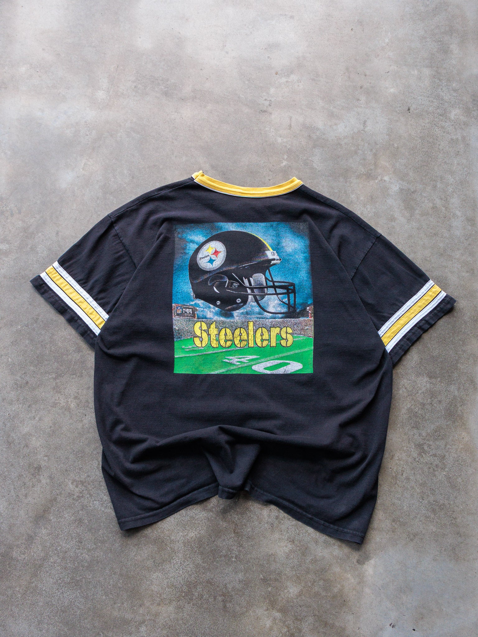 Vintage 00s Black Pittsburgh Steelers Tee (XL)
