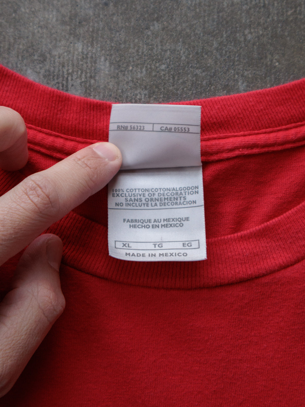 Vintage 00s Red Nike Tee (XL)