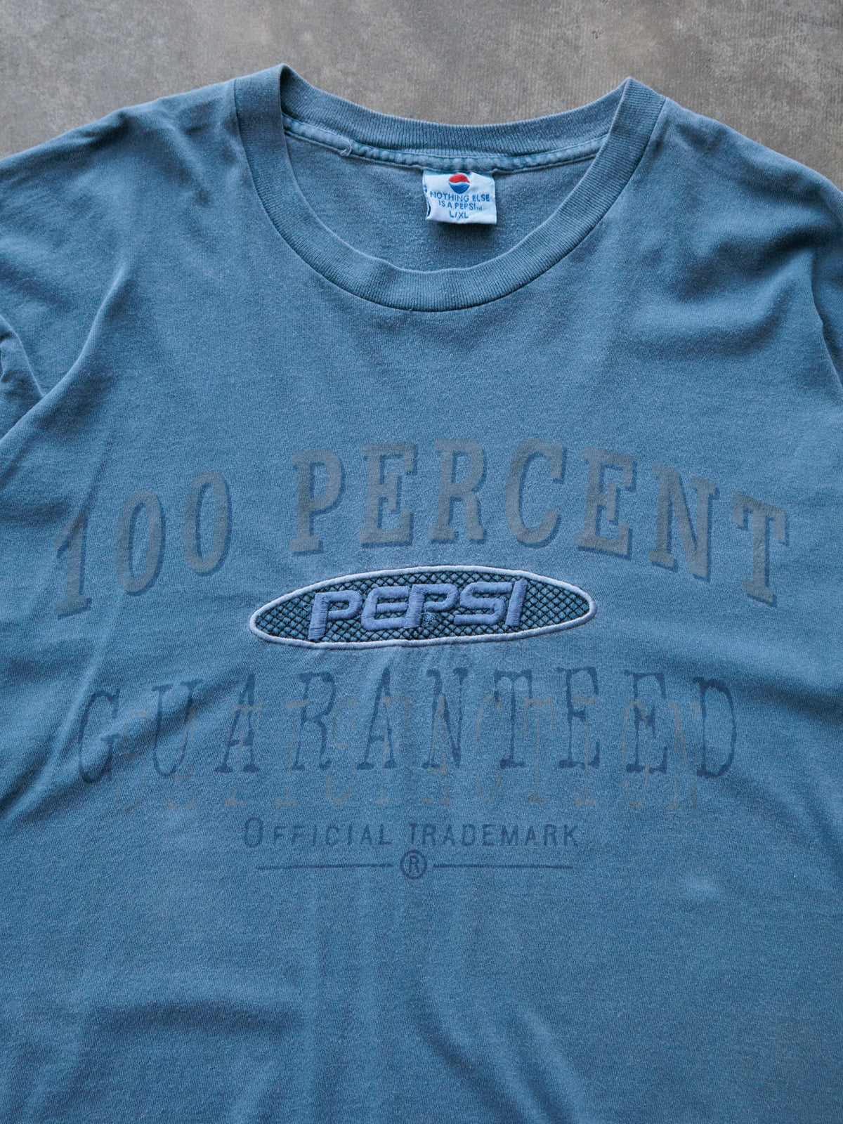 Vintage 90s Blue Pepsi Tee (L/XL)