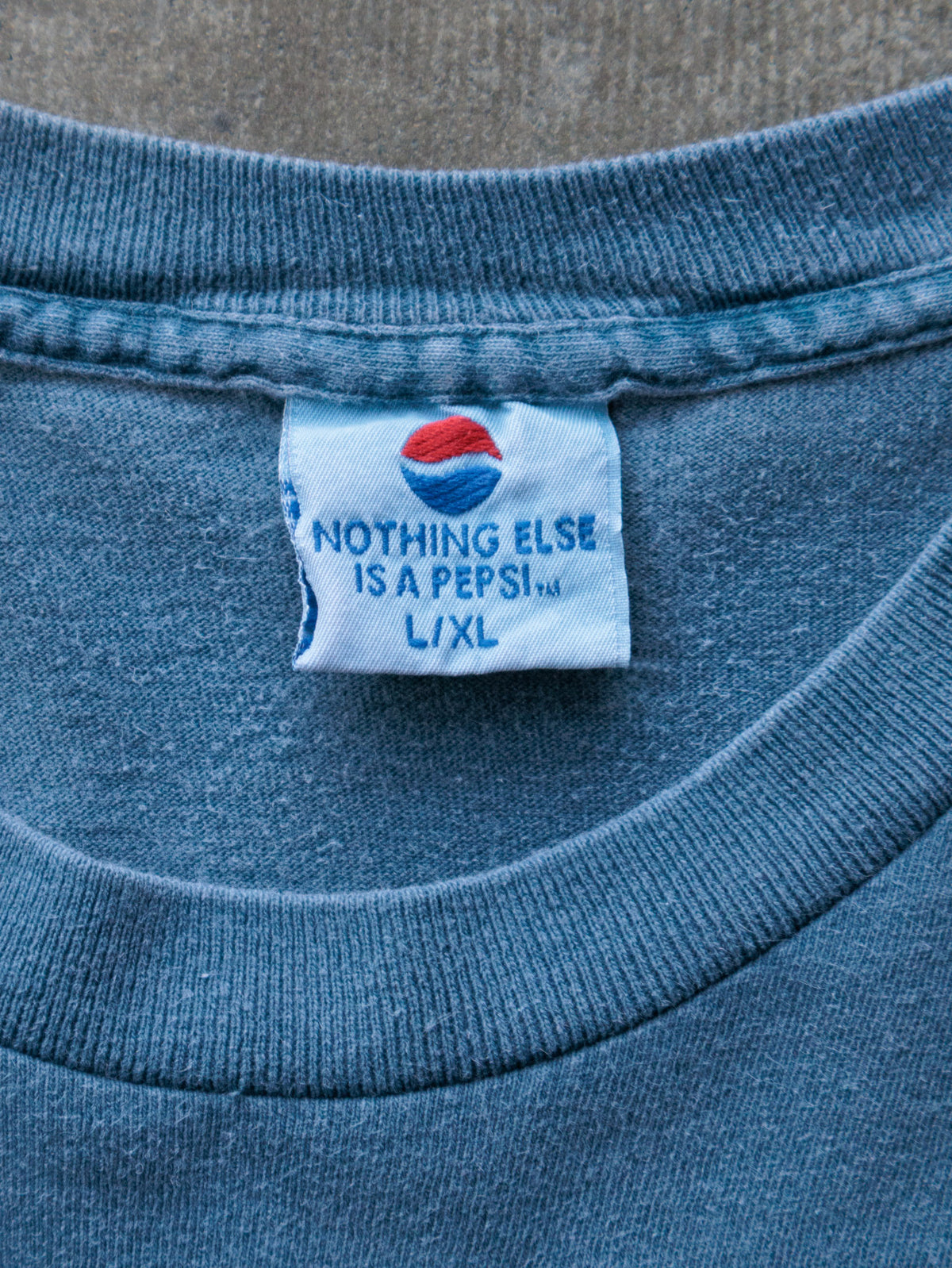Vintage 90s Blue Pepsi Tee (L/XL)
