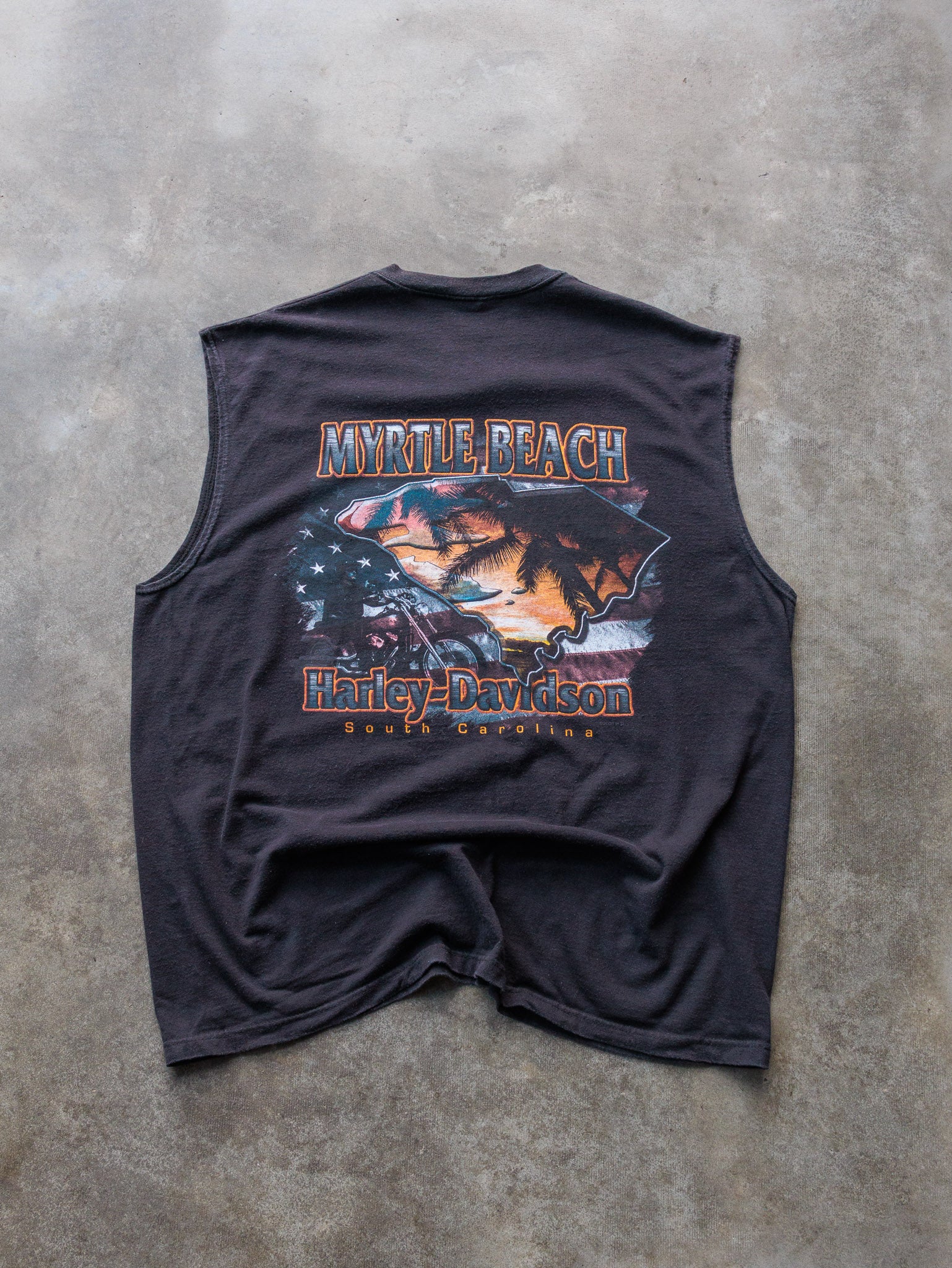 Vintage 2008 Harley-Davidson Myrtle Beach Tank (XL)