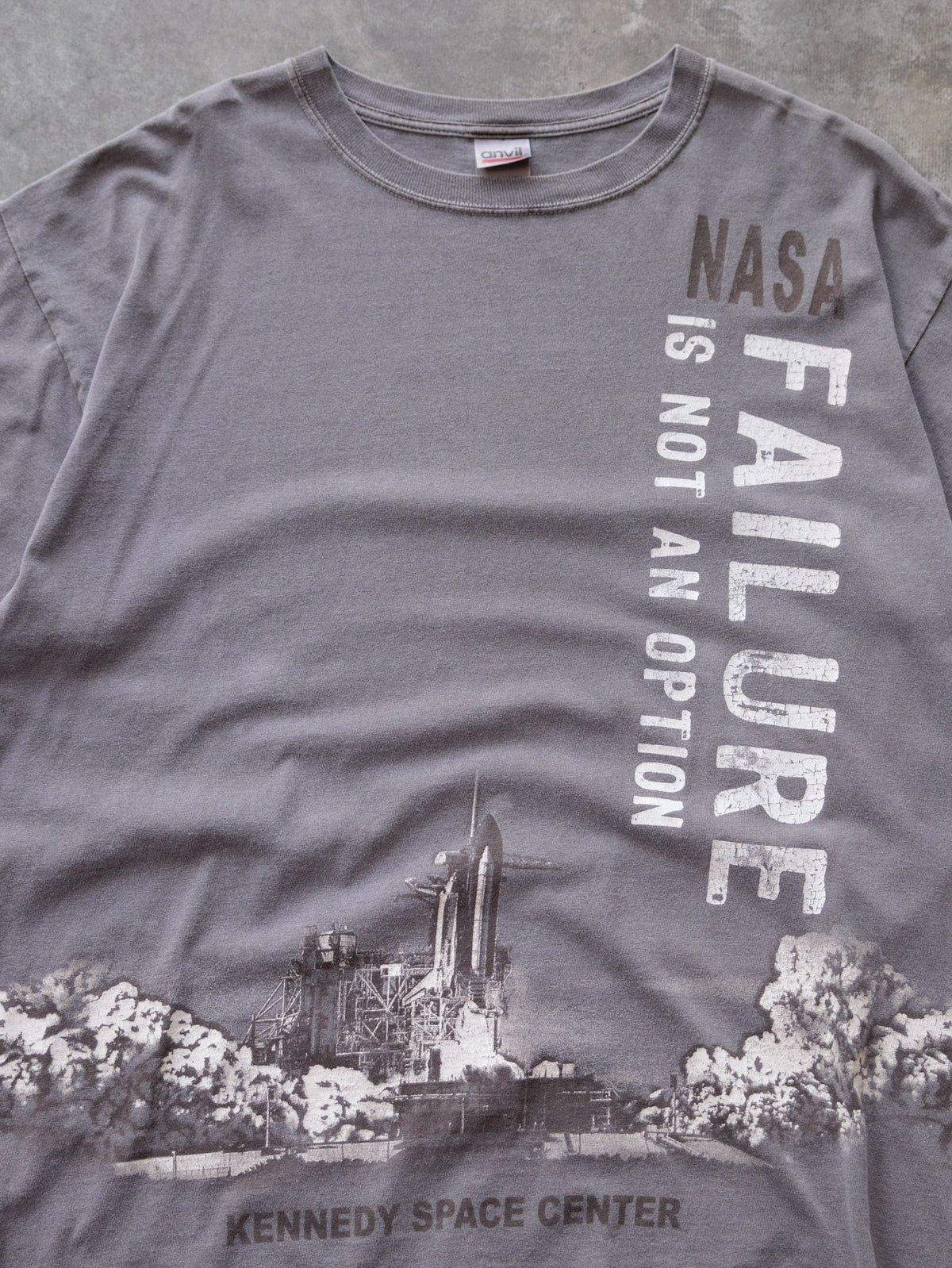 Vintage Grey NASA Kennedy Space Center Tee (XL)