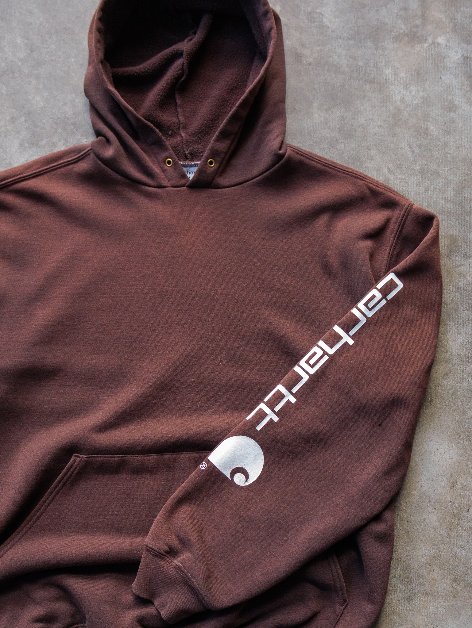 Vintage 00s Brown Carhartt Hoodie (M)