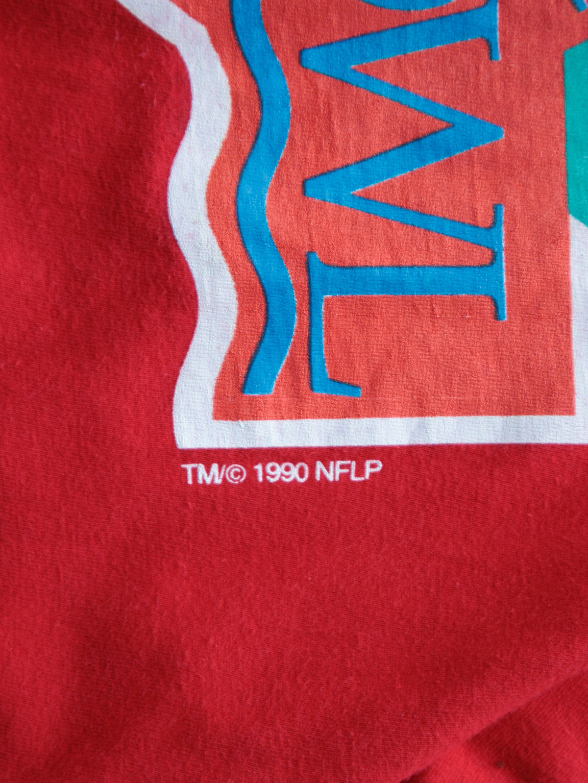Vintage 1991 Red Hawaii Pro Bowl Tee (L)