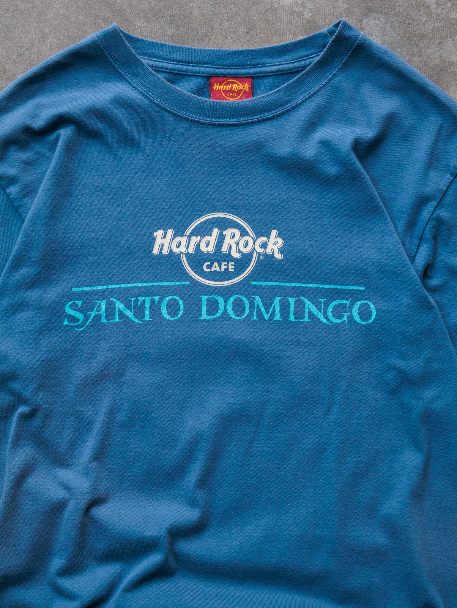 Vintage Blue Hard Rock Cafe Santo Domingo Tee (L)