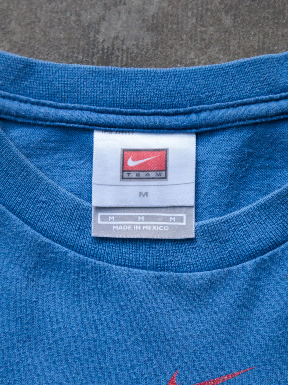 Vintage 00s Blue Nike Chicago Cubs Long Sleeve Tee (M)
