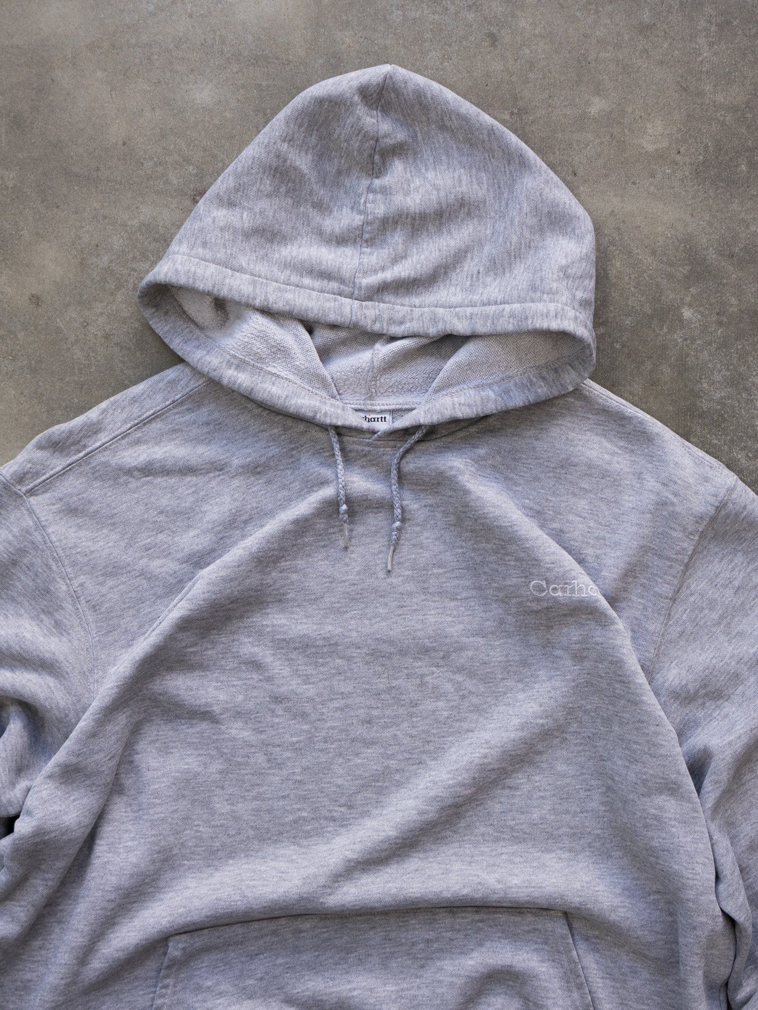 Vintage Grey Carhartt Hoodie (M)