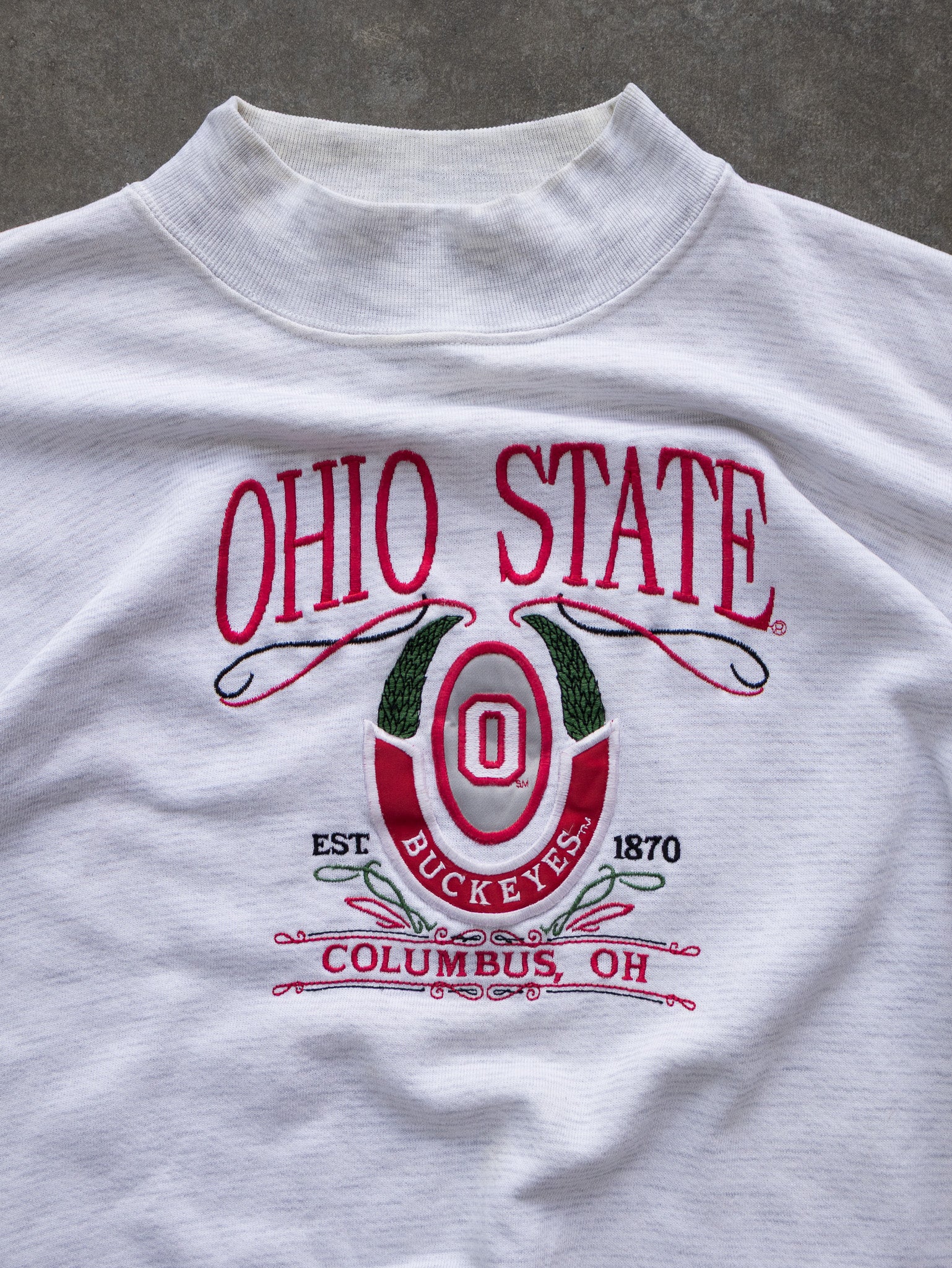 Grey Vintage Ohio State Sweatshirt (L)
