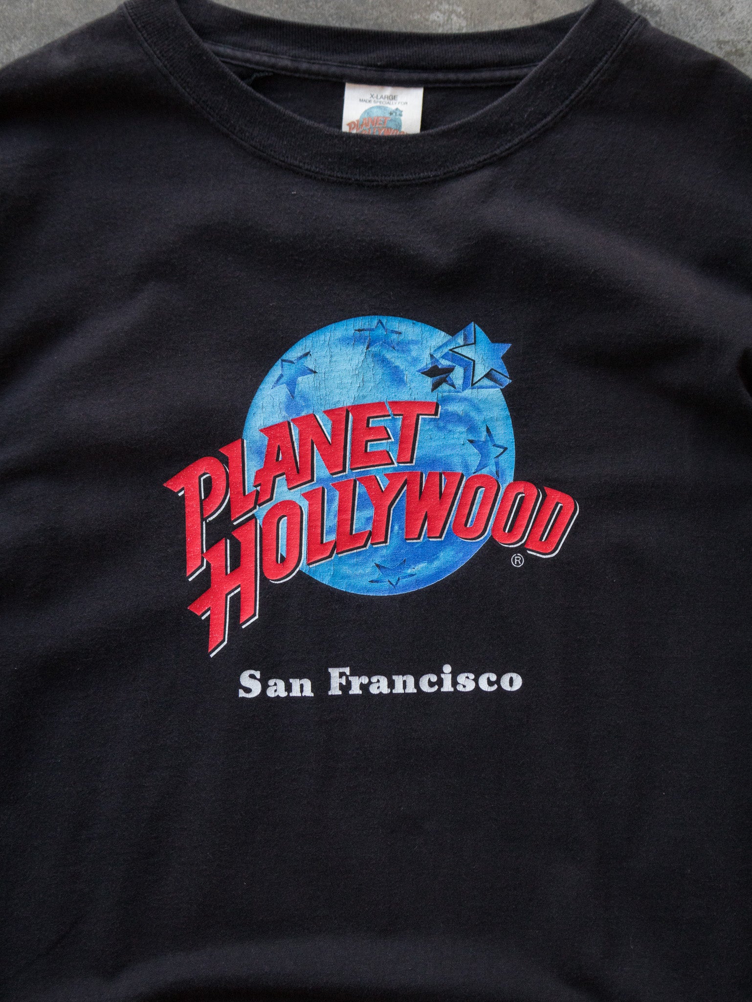 Vintage 1991 Black Planet Hollywood San Francisco Tee (XL)