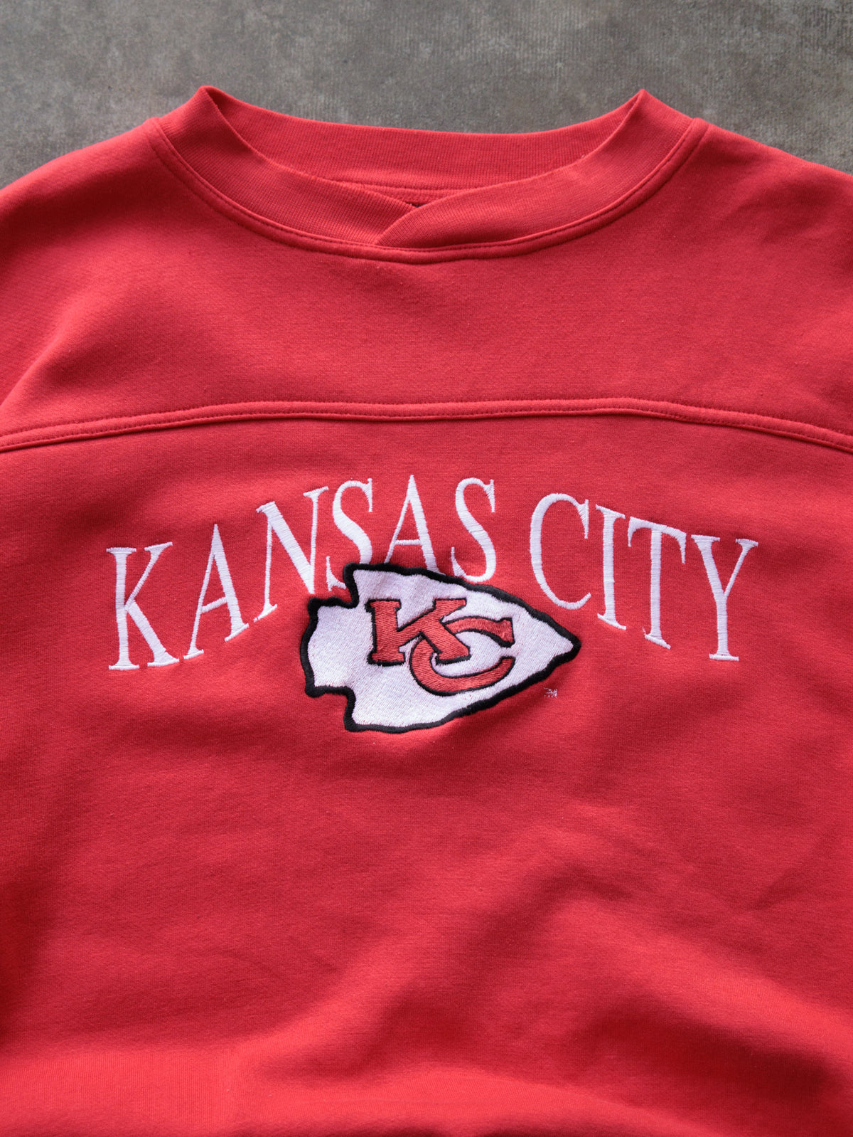 Vintage 90s Red Lee Sport Kansas City Chiefs Sweatshirt (-)