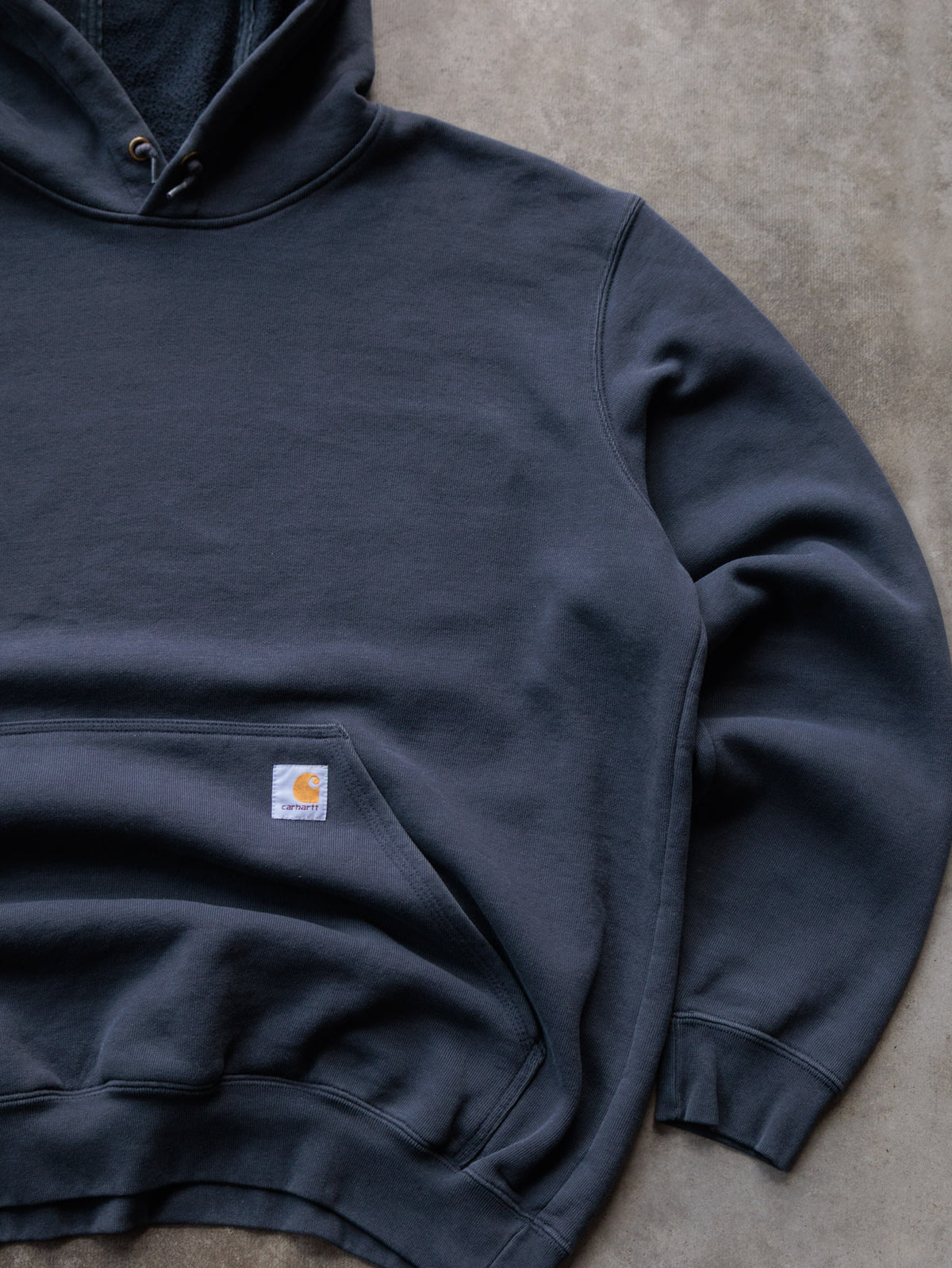 Vintage Navy Carhartt Hoodie (L)