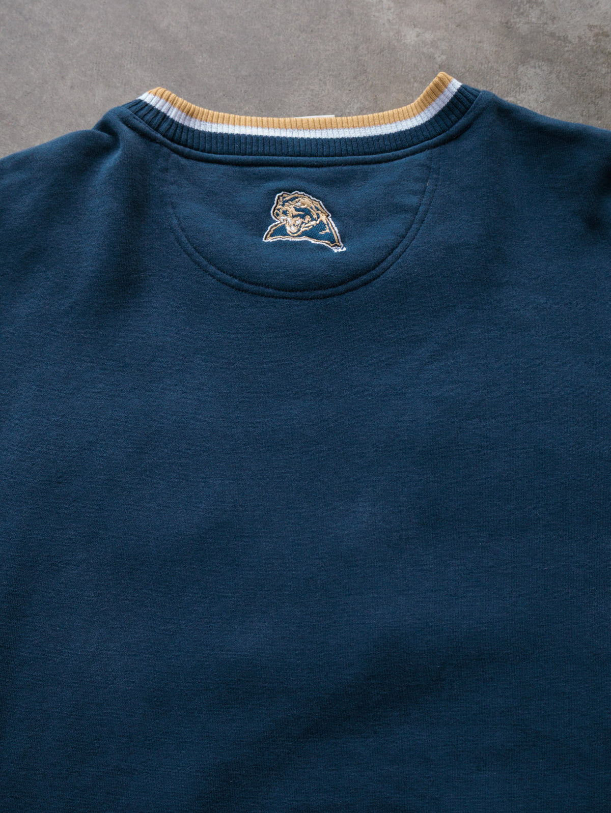 Vintage 90s Navy Lee Sport Pittsburgh Panthers Sweatshirt (2XL)