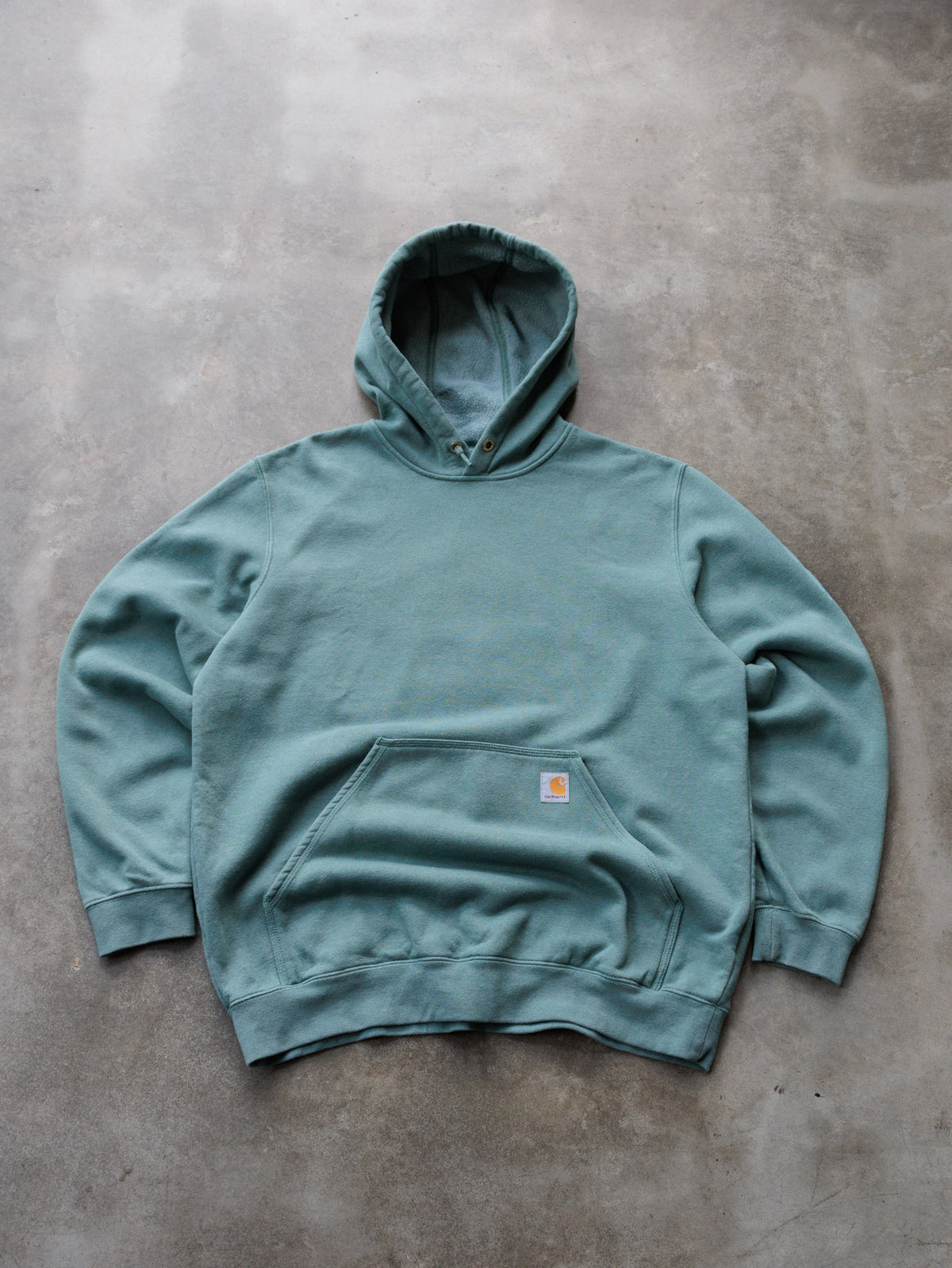 Vintage Green Carhartt Hoodie (L)
