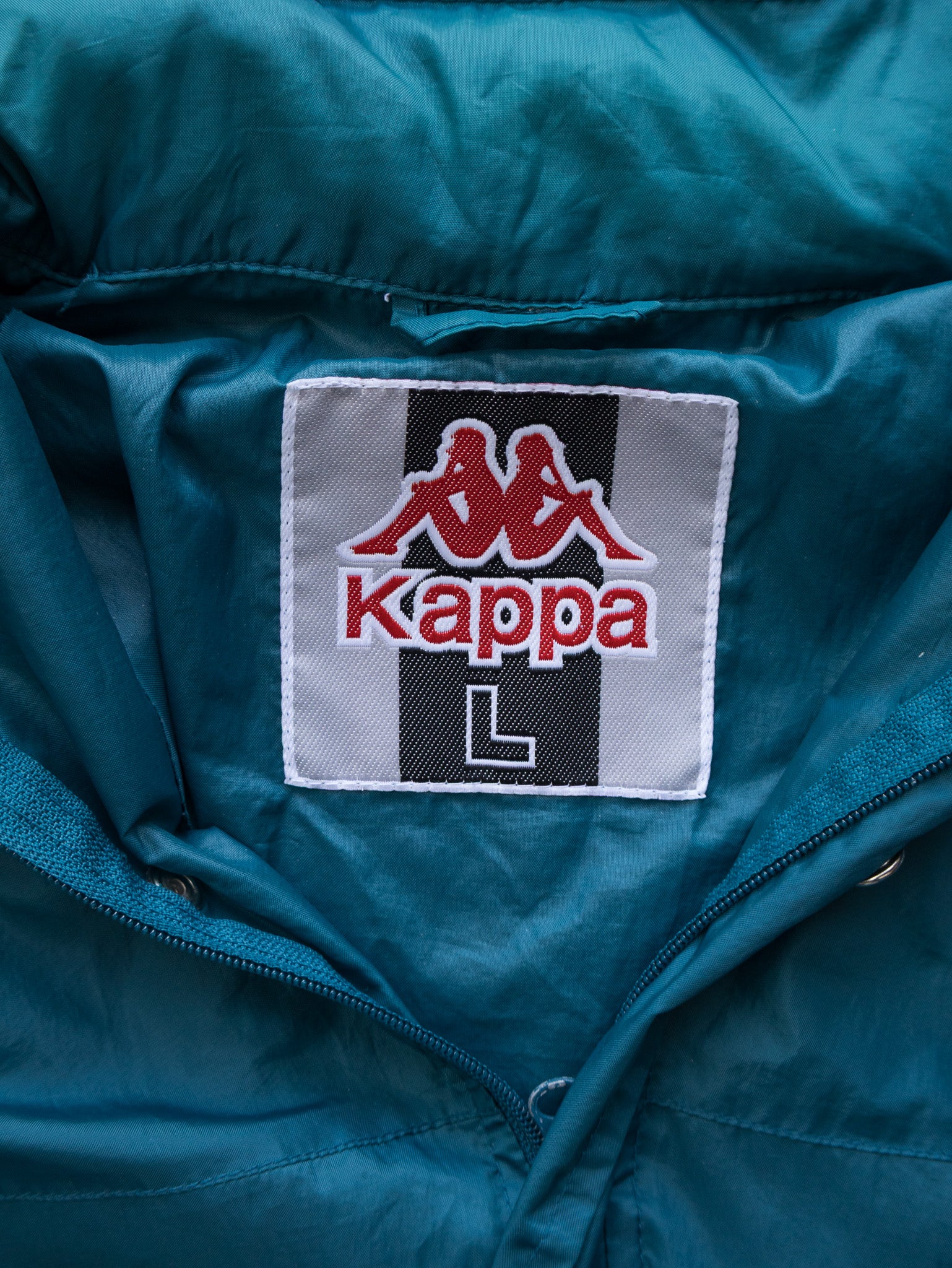 Vintage Teal Kappa Track Jacket (L)
