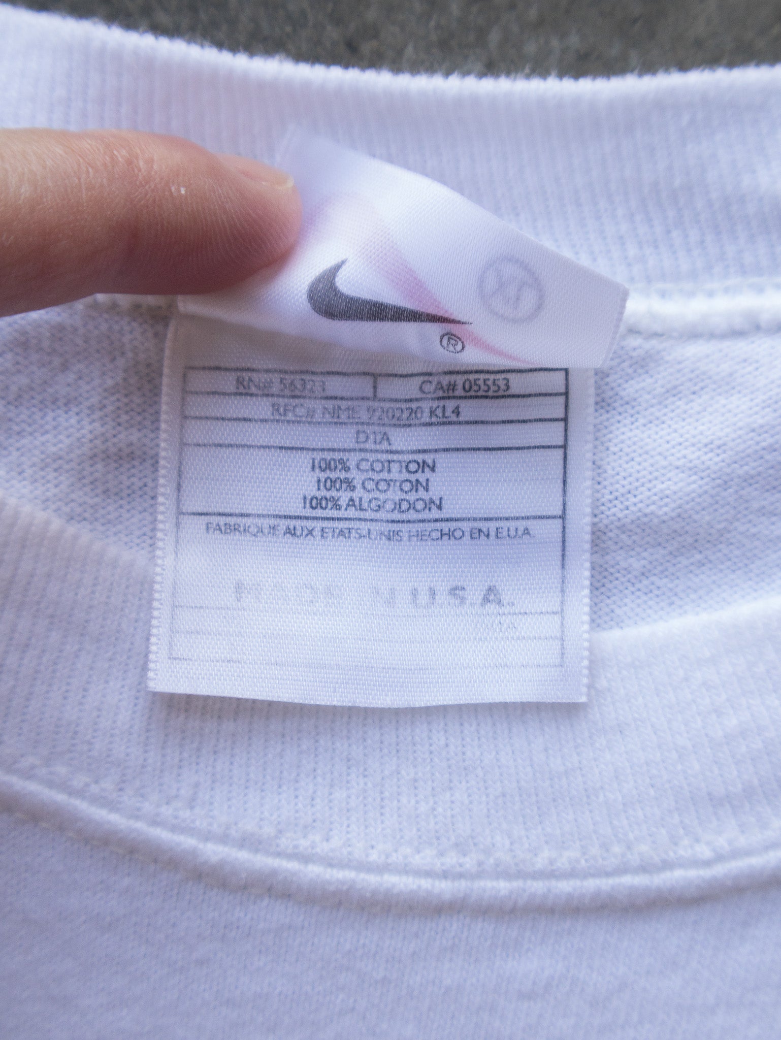 Vintage 90s White Nike Jordan Jumpman Tank (XL)