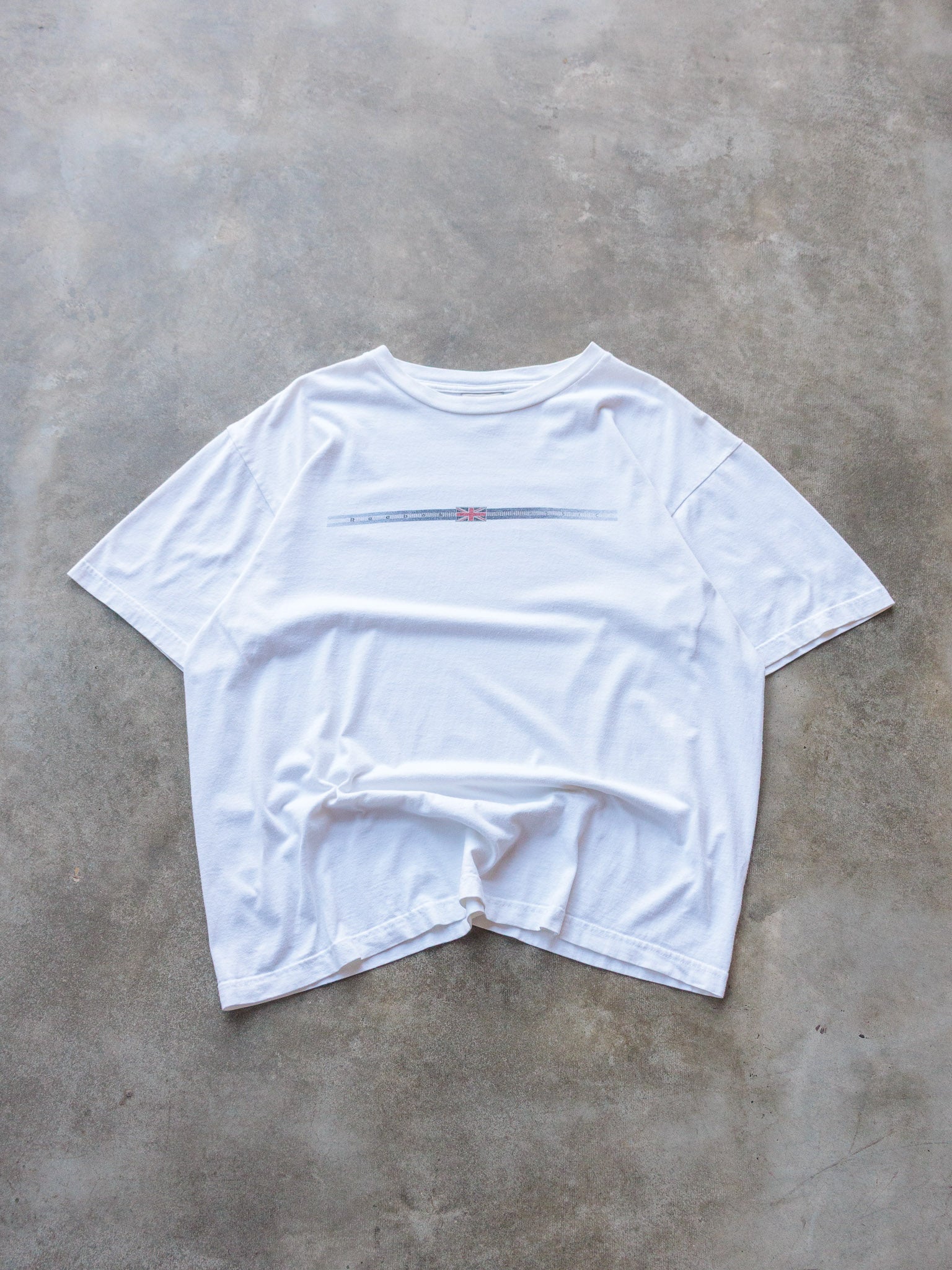 Vintage 00s White Reebok Classic Tee (L)