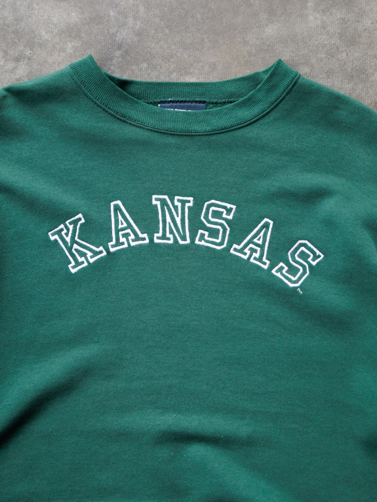 Vintage 90s Green Kansas Jansport Sweatshirt (XL)