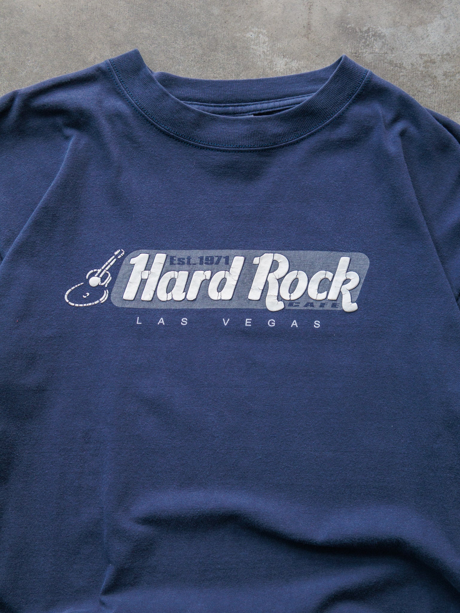 Vintage 90s Navy Hard Rock Cafe Las Vegas Long Sleeve (L)