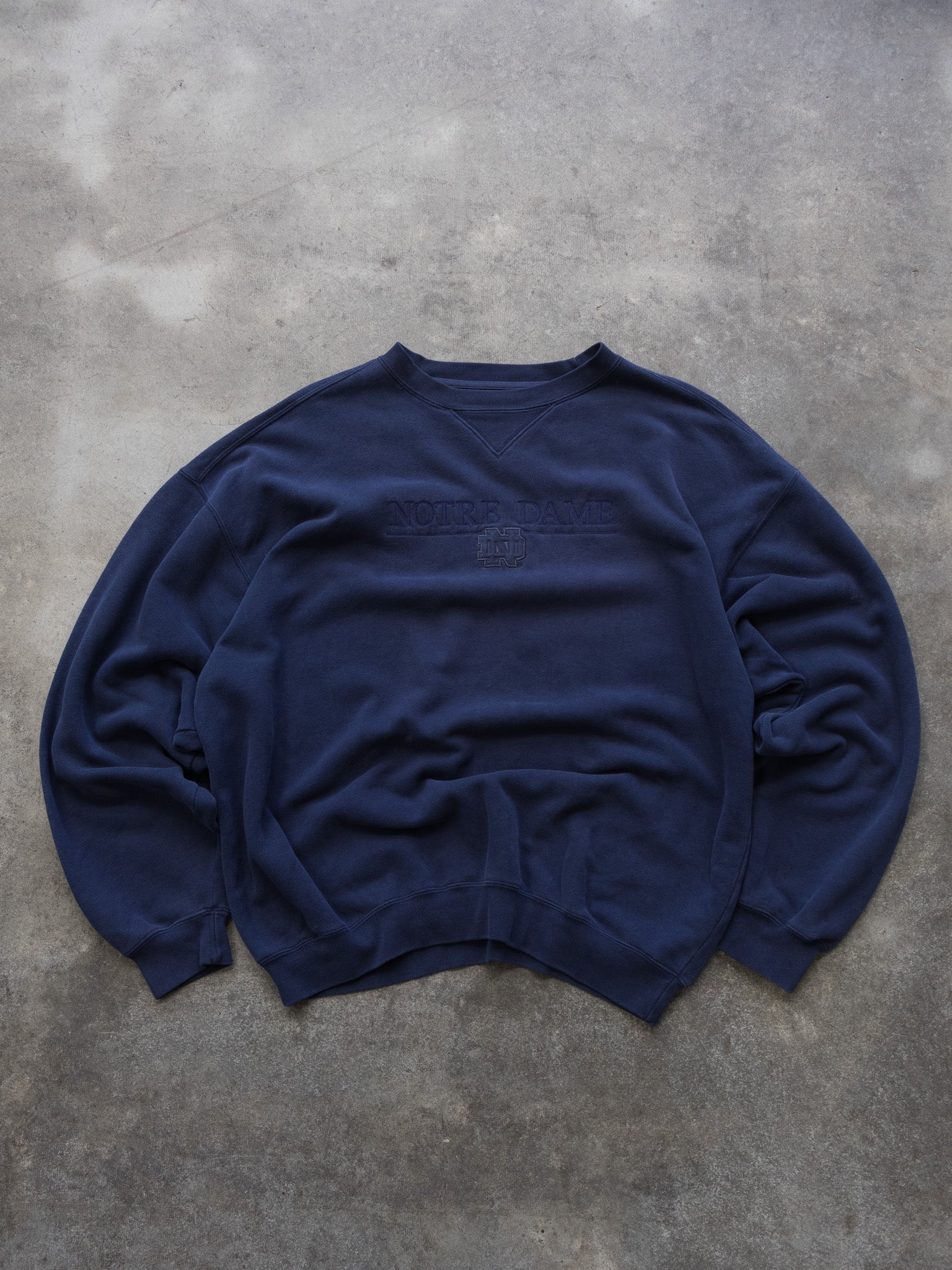 Vintage Navy Notre Dame Sweatshirt (L)
