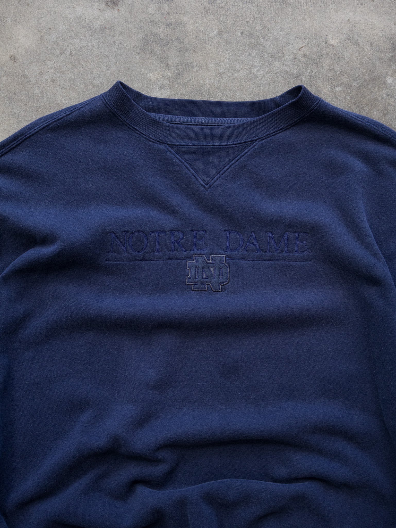 Vintage Navy Notre Dame Sweatshirt (L)