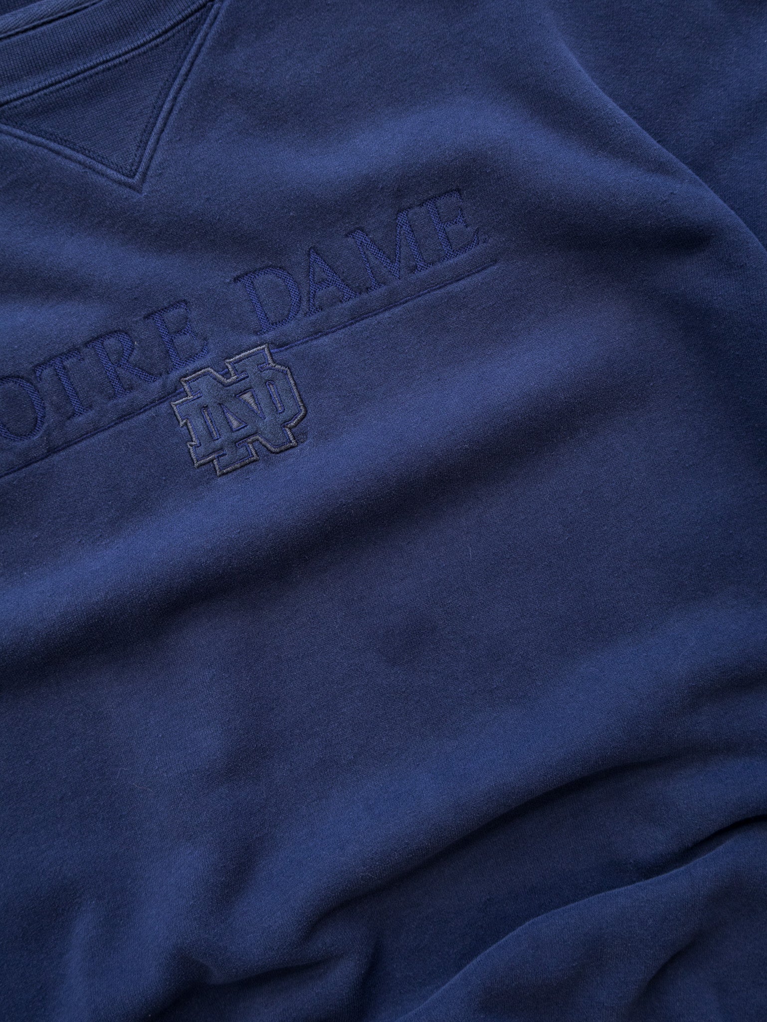 Vintage Navy Notre Dame Sweatshirt (L)