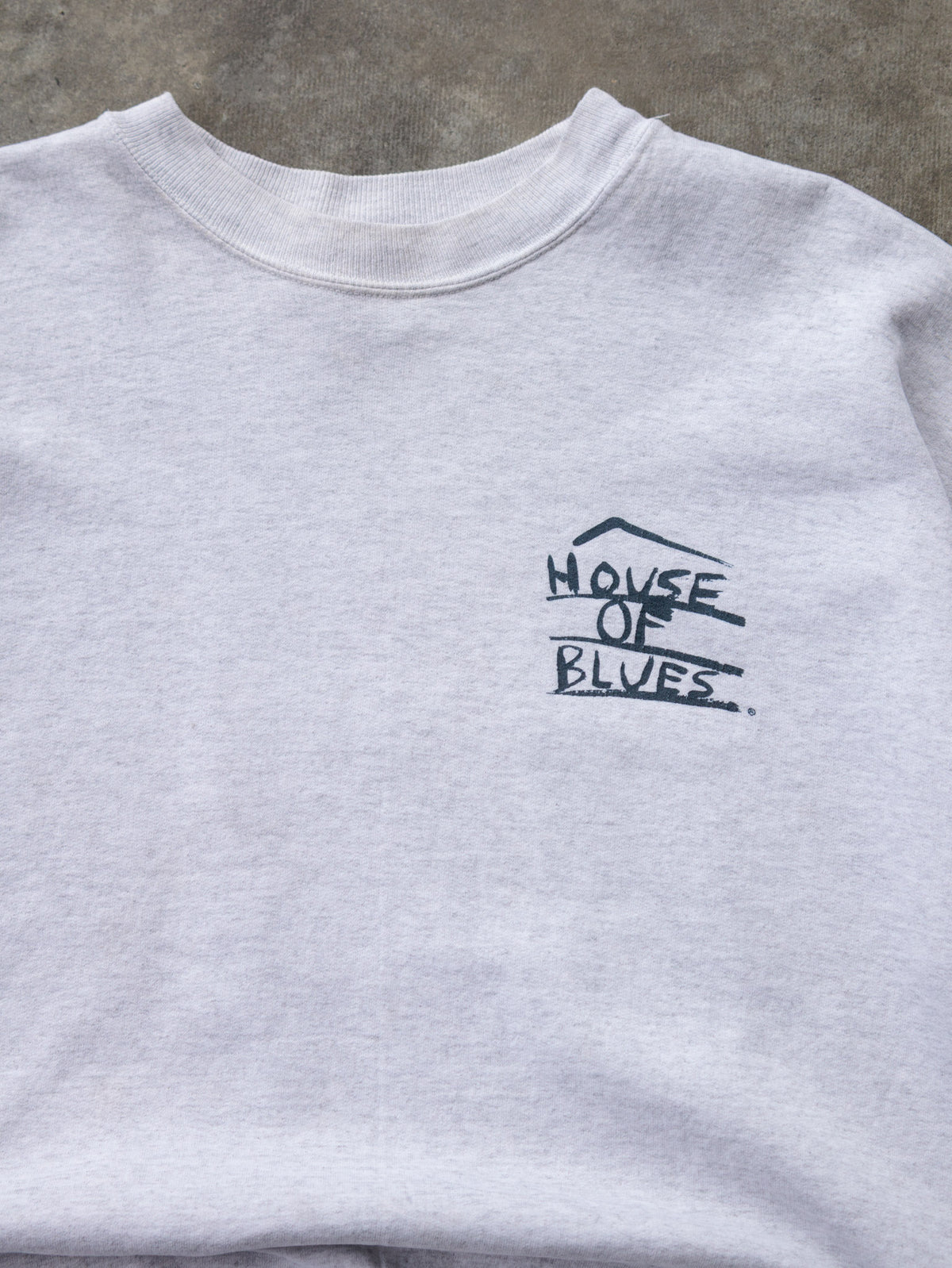 Vintage 90s Grey House Of Blues Orlando Sweatshirt (XL)