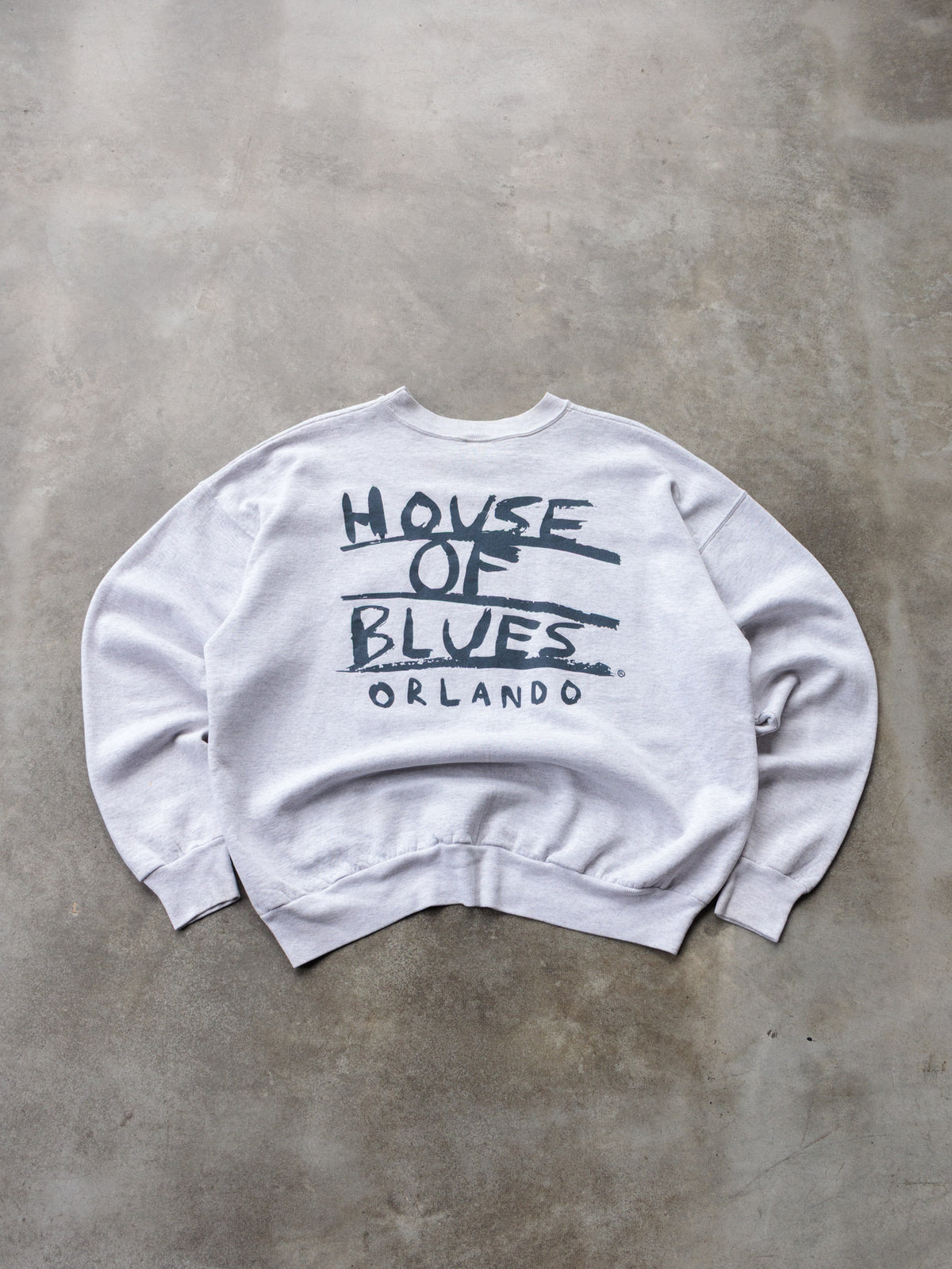 Vintage 90s Grey House Of Blues Orlando Sweatshirt (XL)