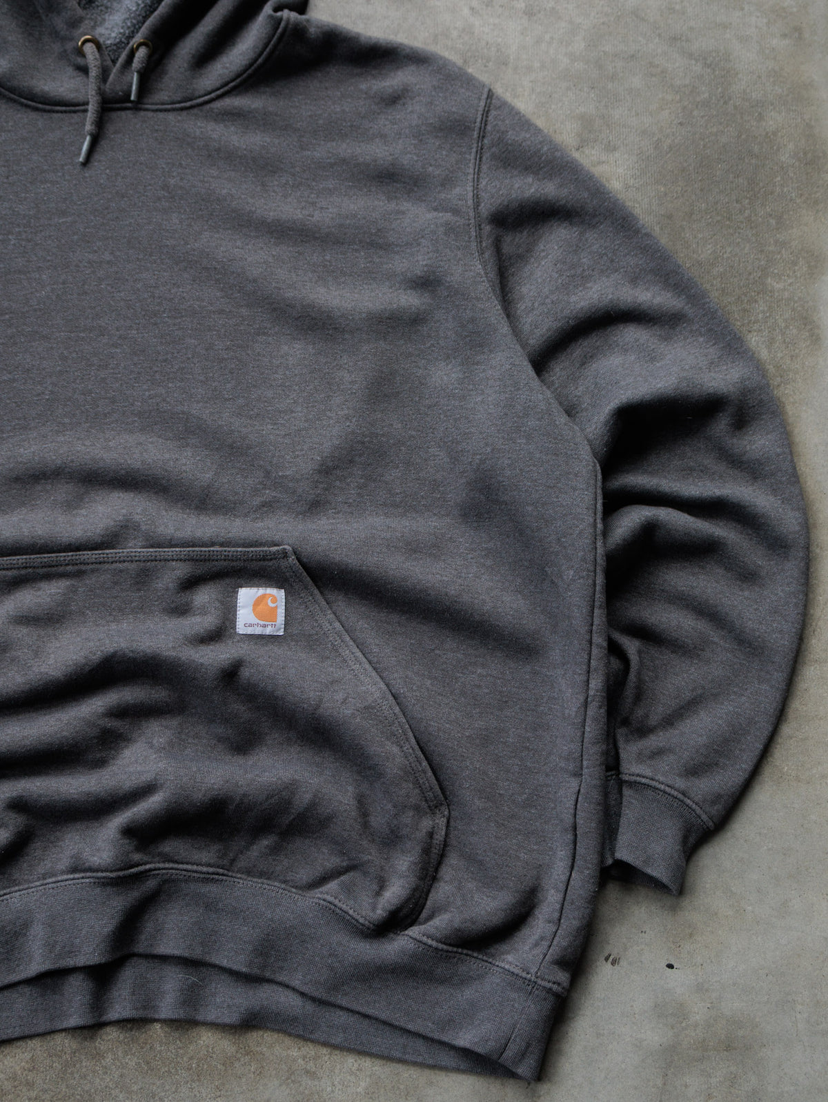Vintage Grey Carhartt Hoodie (XL)