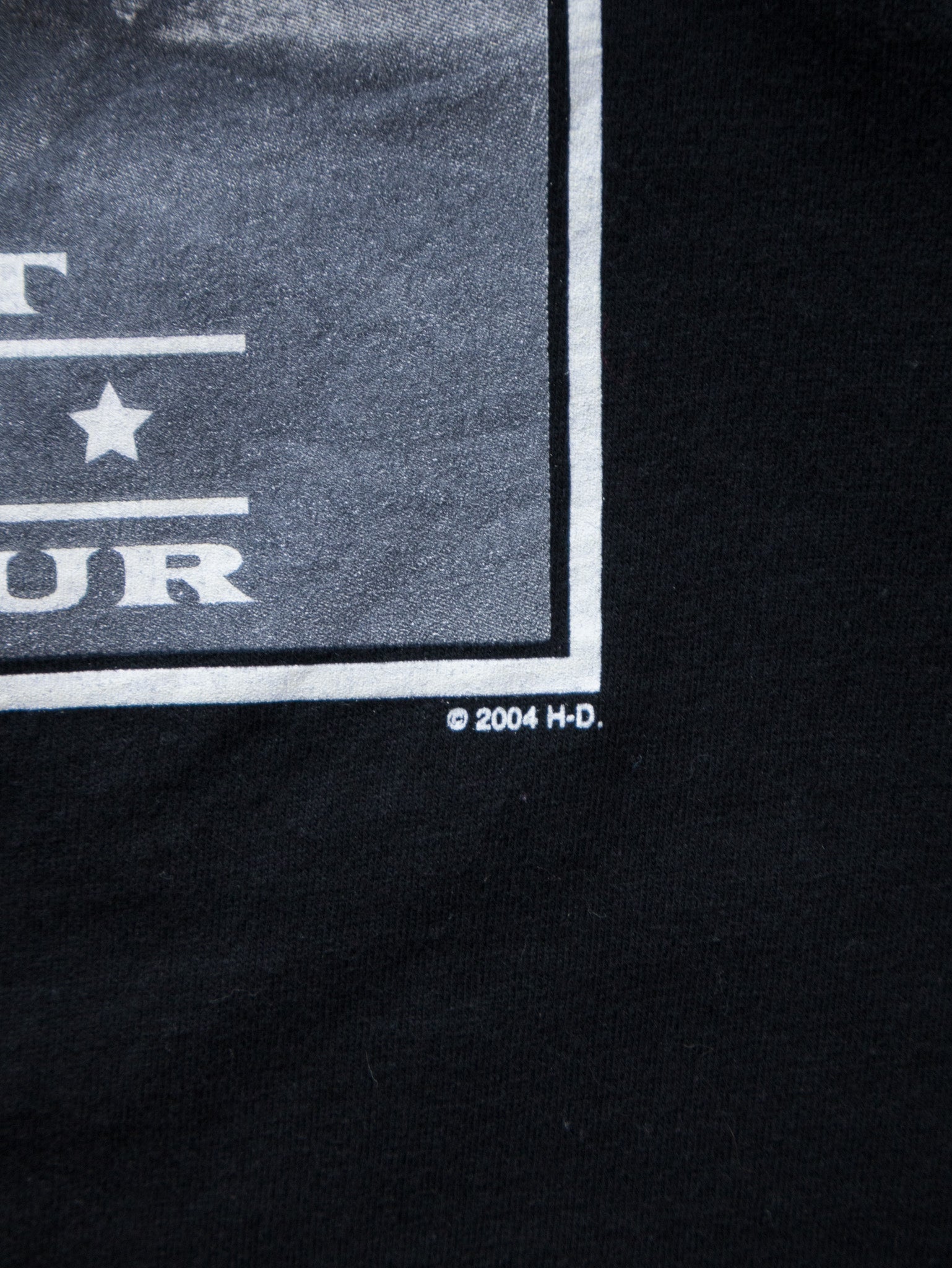 Vintage 2004 Black Harley-Davidson The Great American Factory Tour Tee (XL)