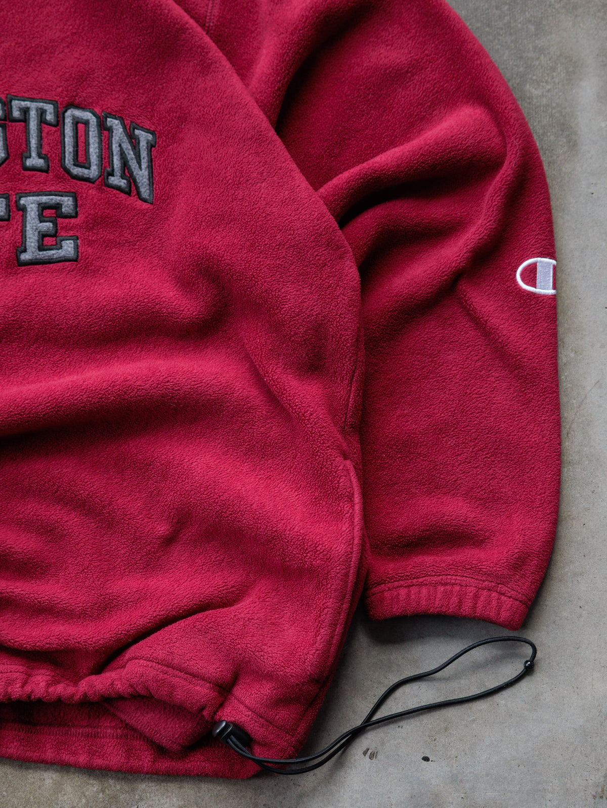 Vintage 90s Red Champion Washington State Fleece Quarter Zip (-)