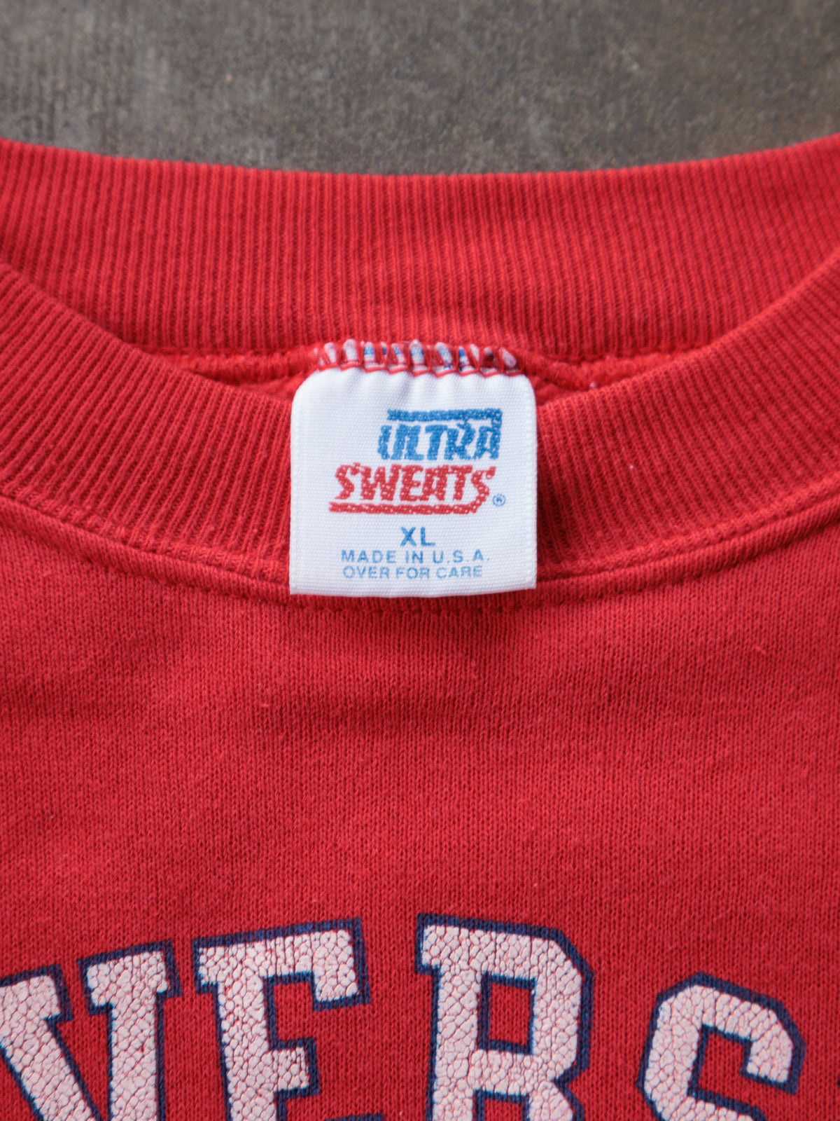 Vintage 90s Red University Steamboat Skiing Sweatshirt (XL)