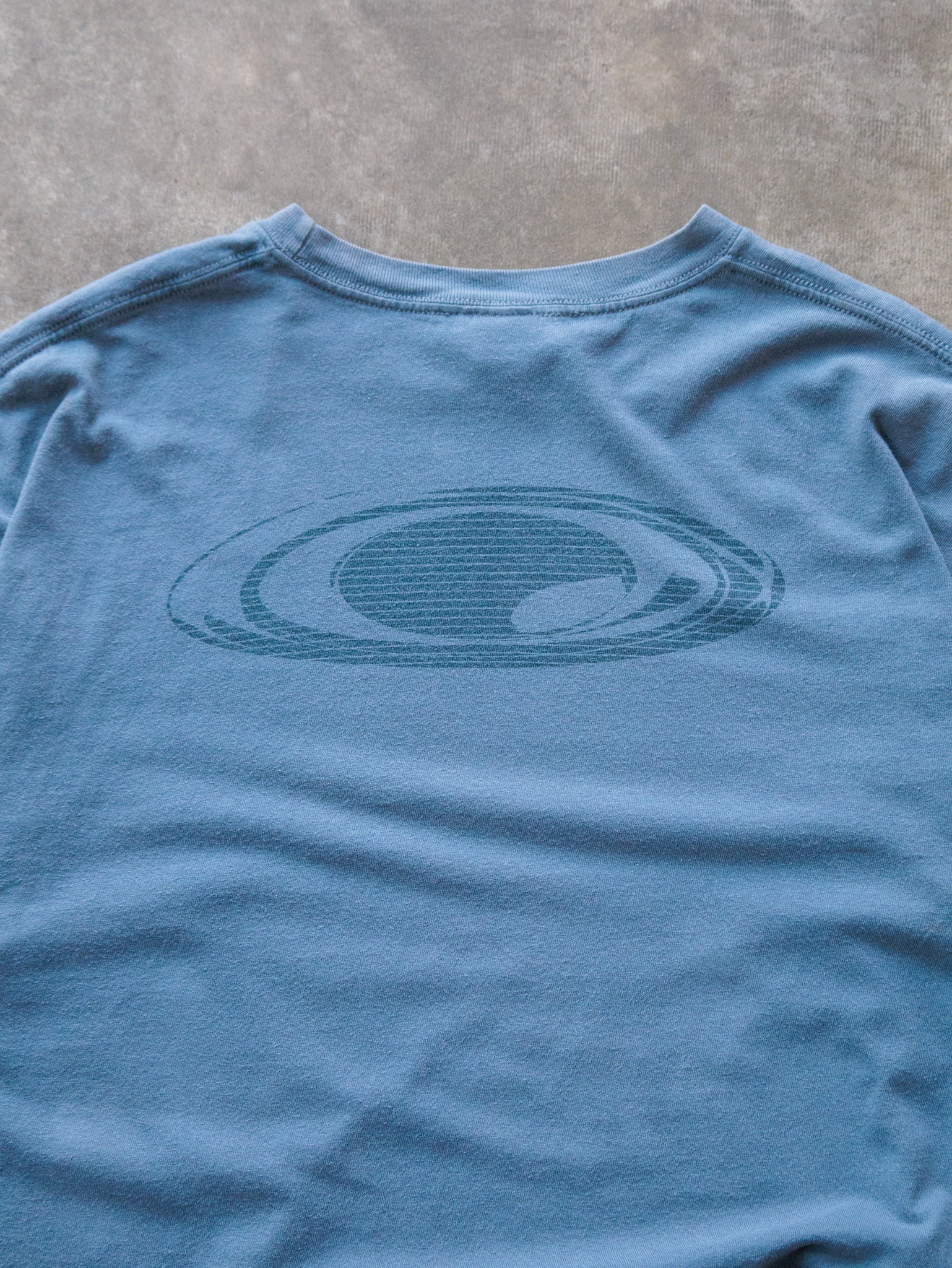 Vintage 00s Blue Oakley Graphic Tee (2XL)