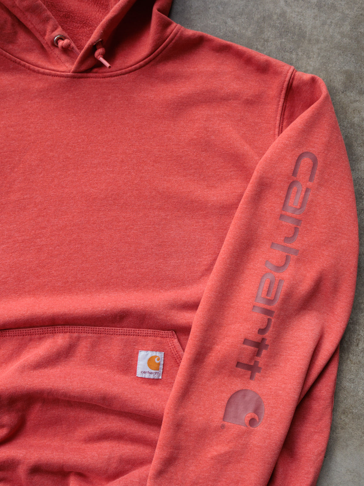 Vintage Red Carhartt Hoodie (L)