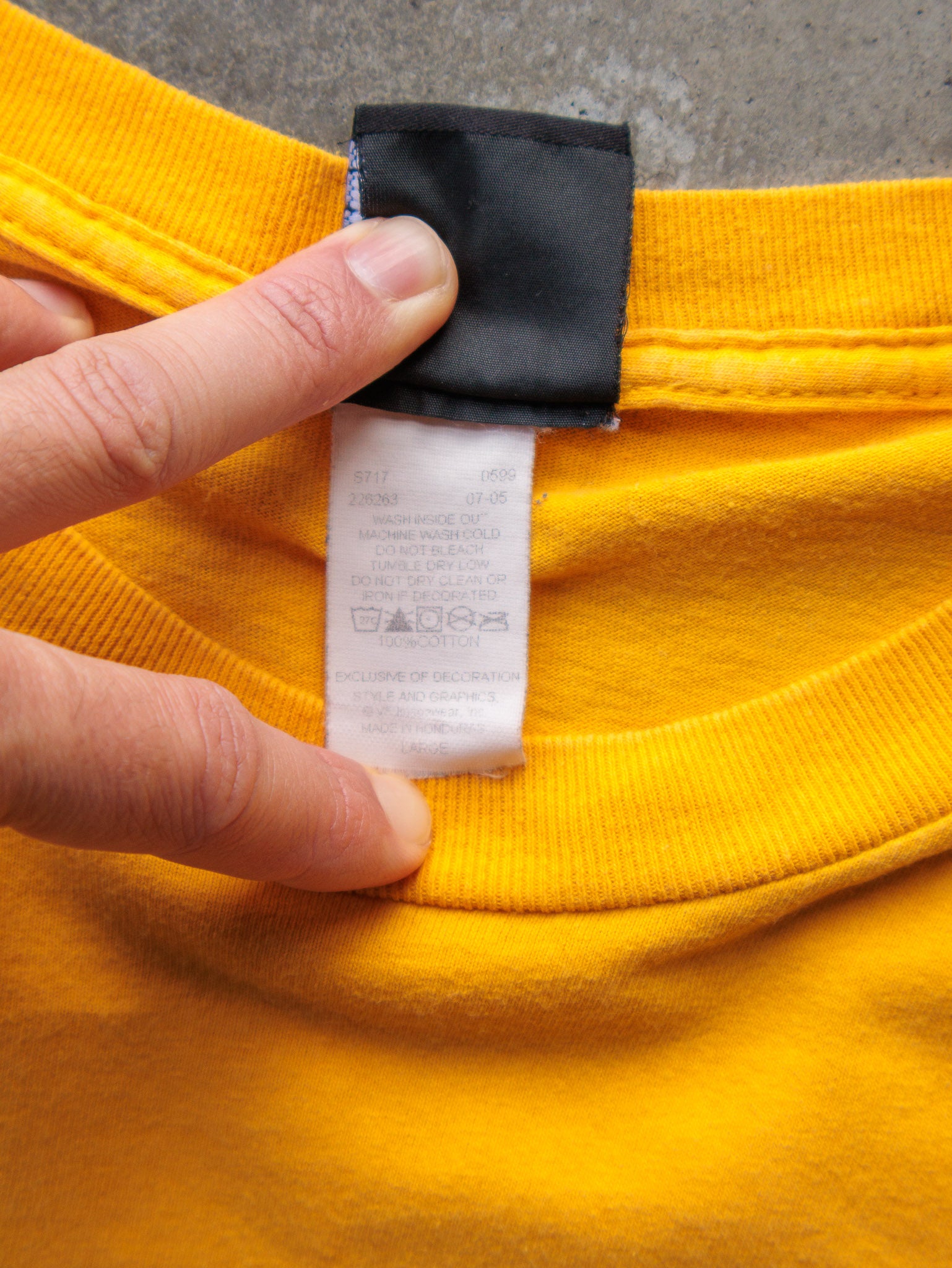 Vintage 00s Yellow Pittsburgh Steelers Long Sleeve (L)