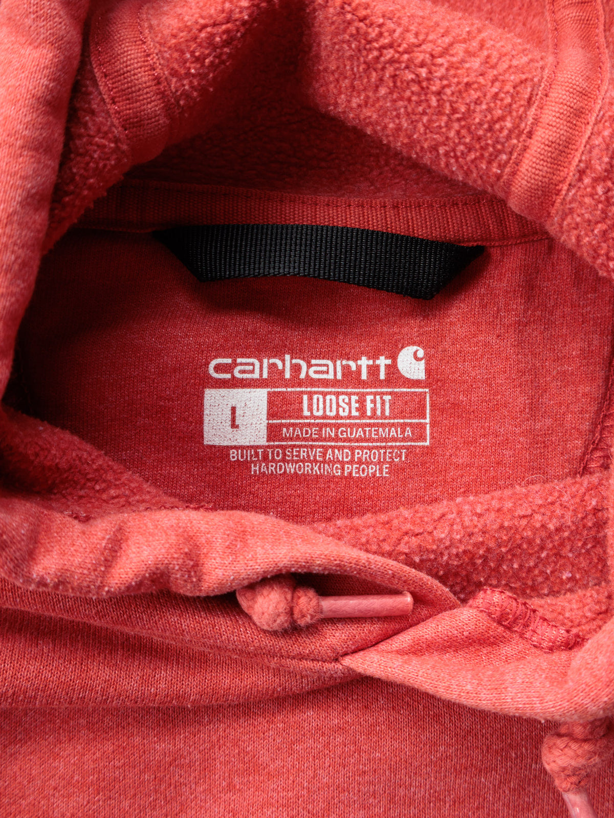 Vintage Red Carhartt Hoodie (L)
