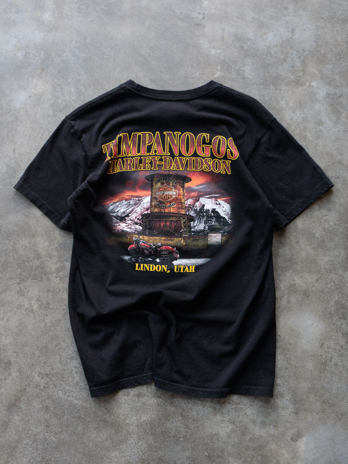 Vintage Black Harley-Davidson Lindon Utah Tee (-)